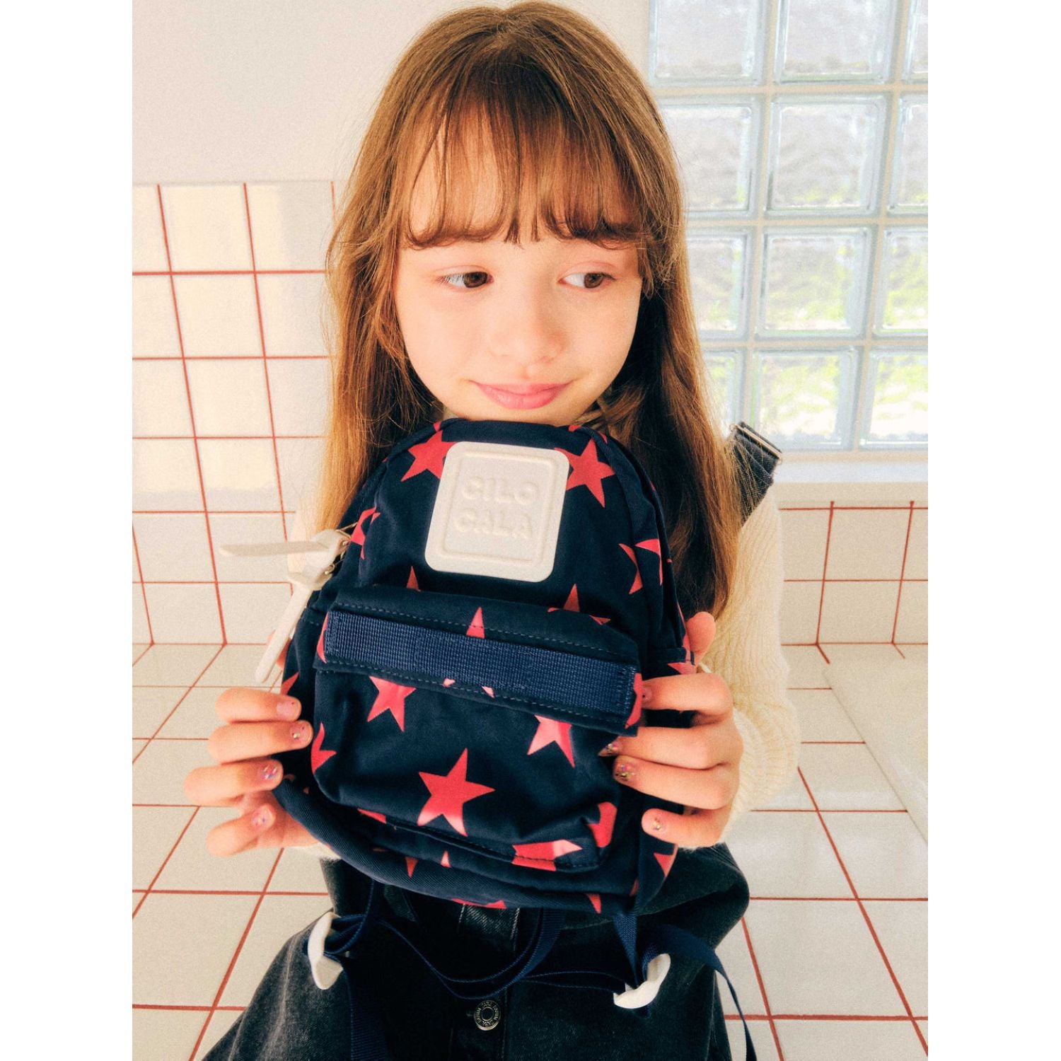 Cilocala Star Print Backpack X-Small (Sailor)