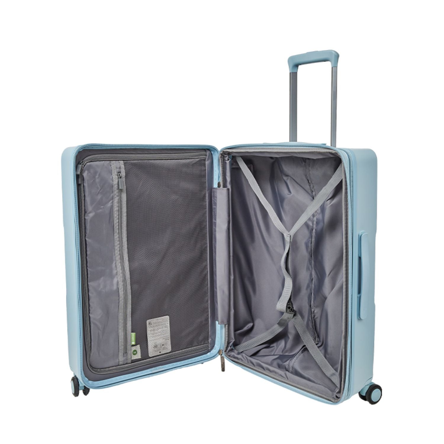 Conwood Spacelite Polycarbonate Expandable 20" Carry On Luggage - Light Blue