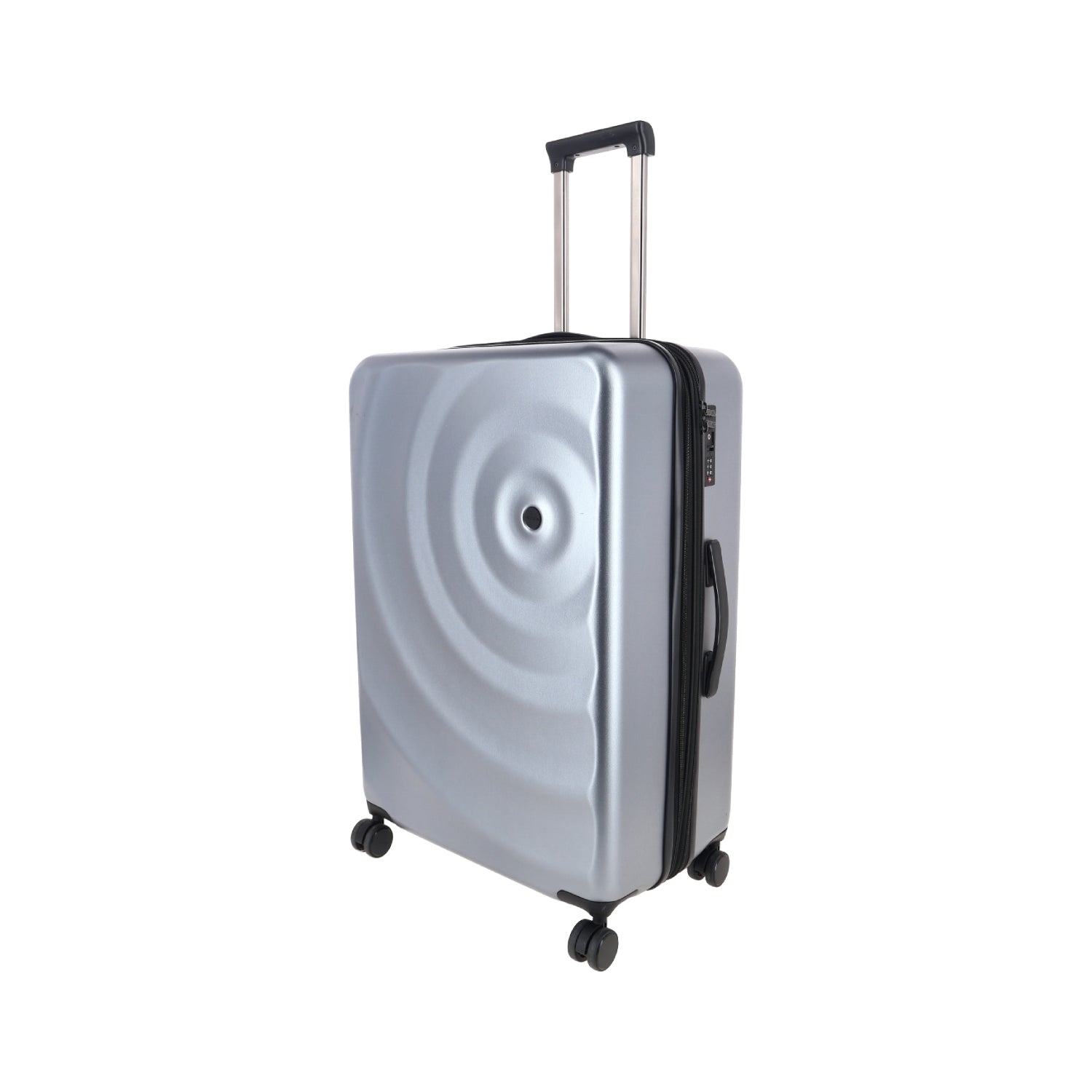Crossing Miles Polycarbonate Expandable 24" Medium Luggage Spinner - Gunmetal
