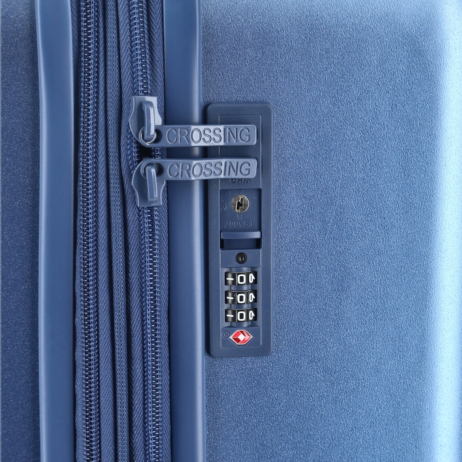 Crossing Miles Polycarbonate Expandable 20" Carry On Luggage Spinner - Gunmetal