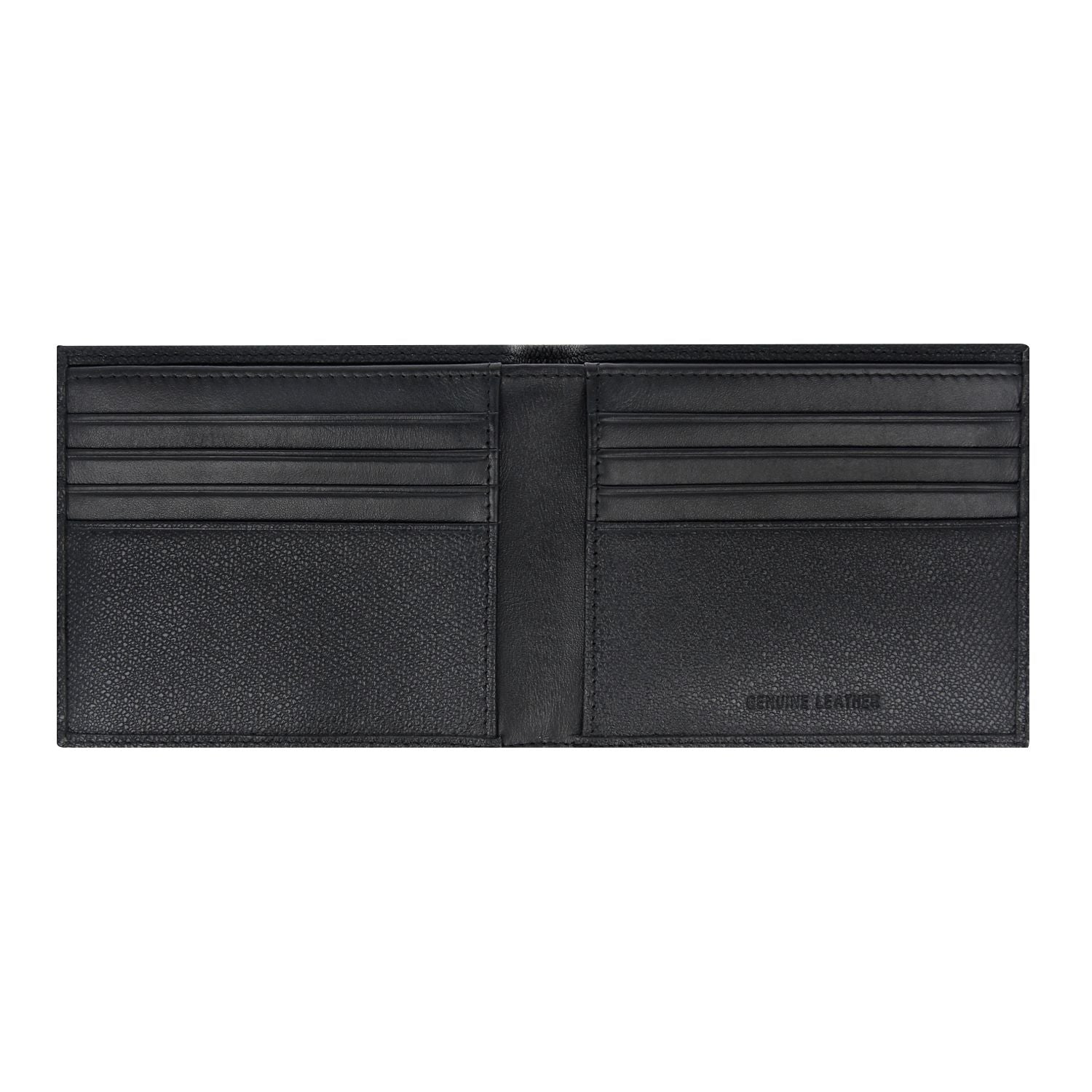 Crossing Elite Bi-fold Leather Wallet [16 Card Slots] RFID - Black