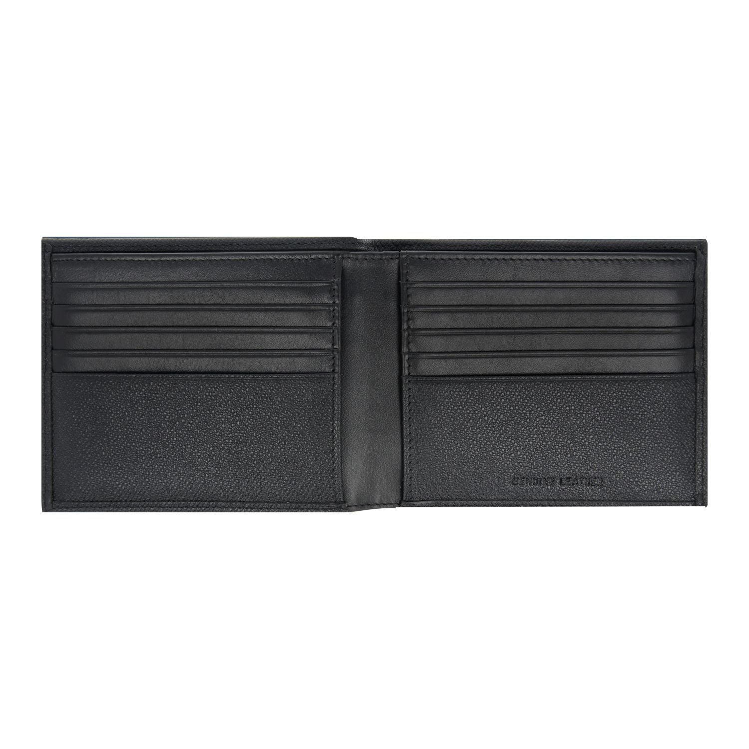 Crossing Elite Bi-fold Leather Wallet [18 Card Slots] RFID - Black