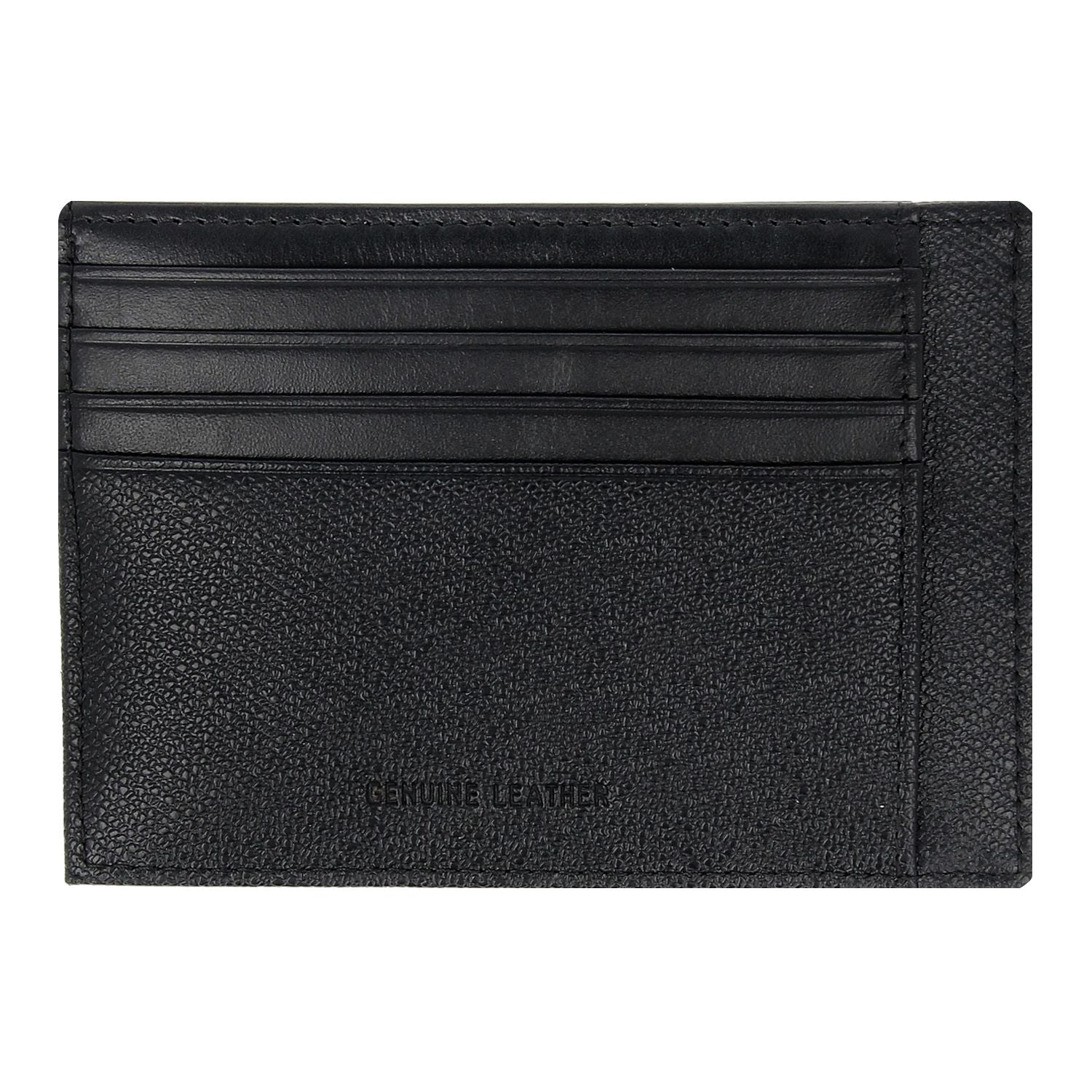 Crossing Elite Leather Card Case [11 Card Slots] RFID - Black