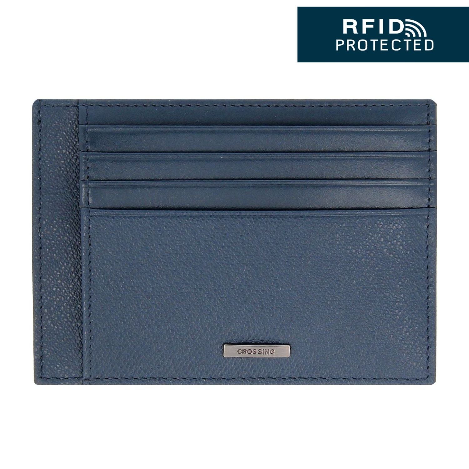 Crossing Elite Leather Card Case [11 Card Slots] RFID - Jeans