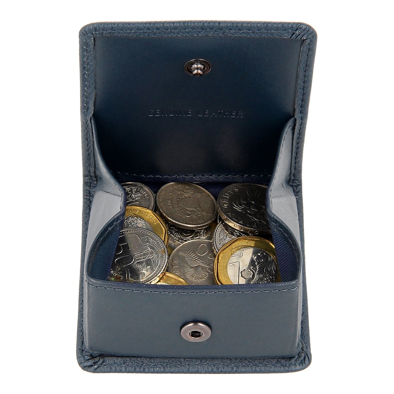 Crossing Elite Leather Coin Pouch - Jeans