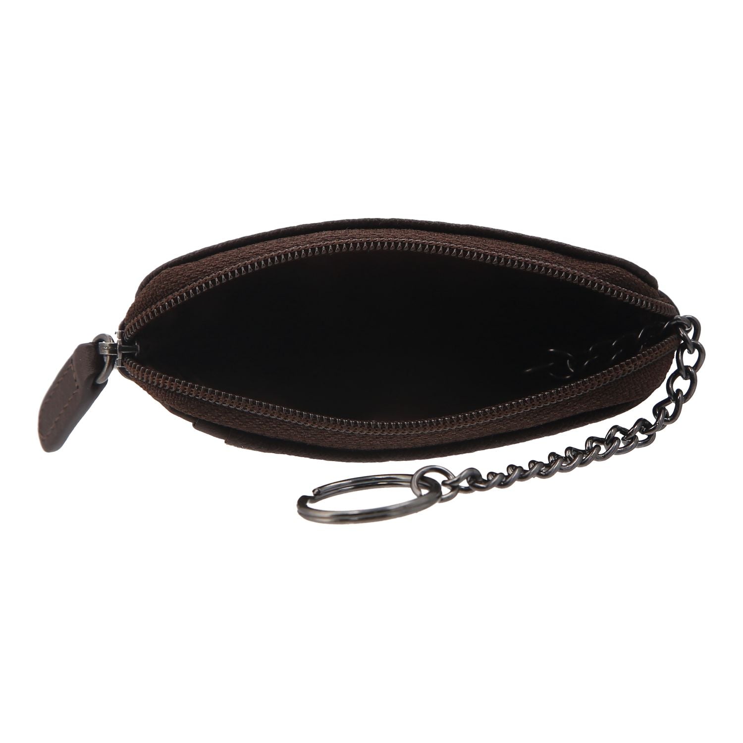 Crossing Elite Leather Key Coin Pouch With Card Slots RFID - Chocolate