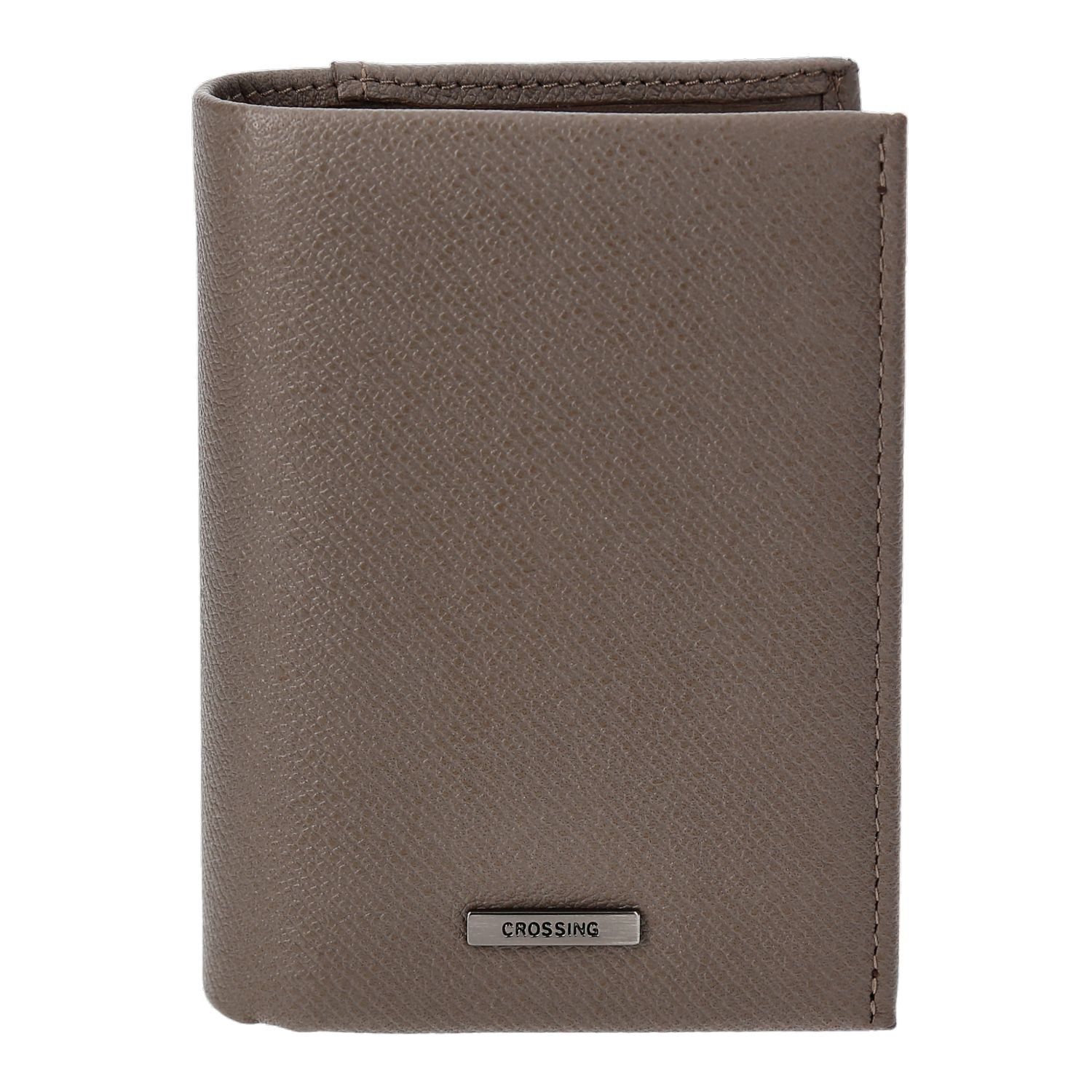 Crossing Elite Short Leather Wallet With Coin Pouch RFID - Dark Khaki