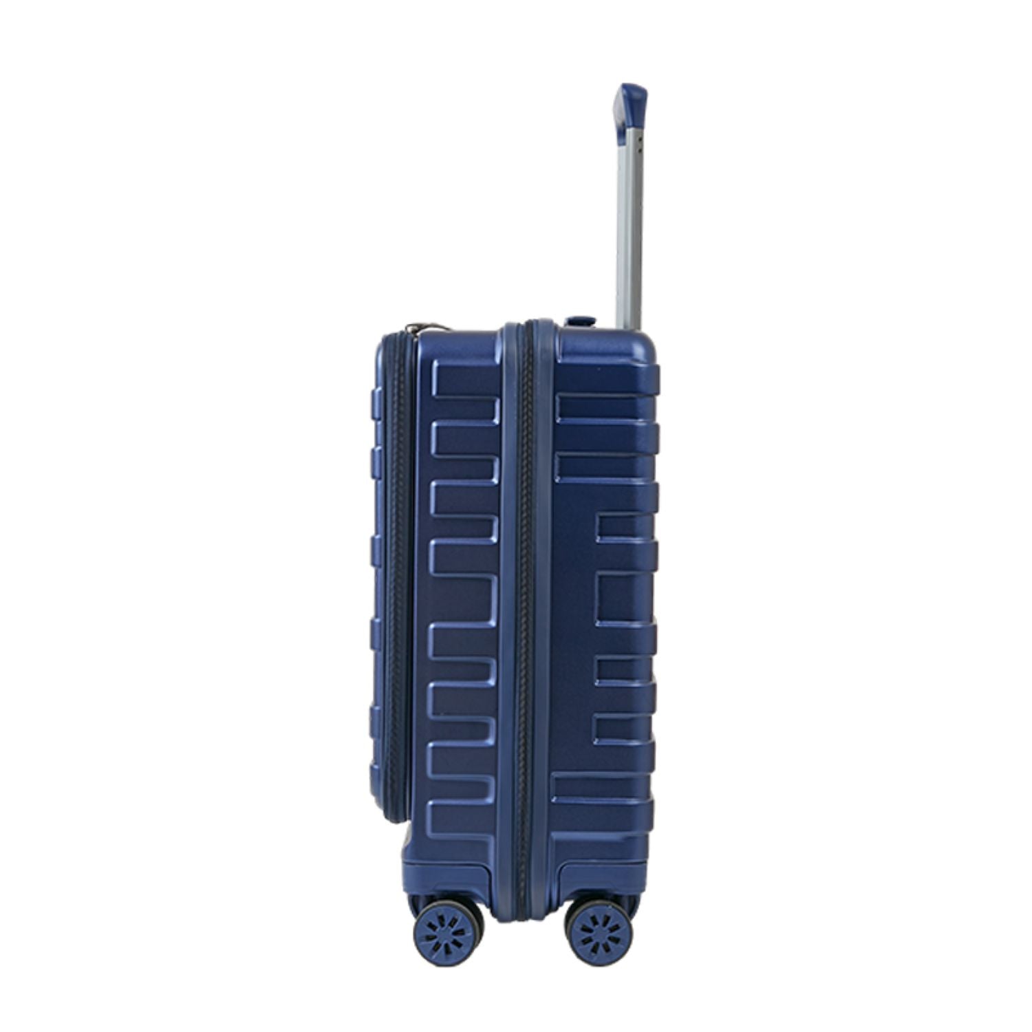 Crossing Groov Pc Trunk 20" Carry On Luggage With Front Access Opening - Stone Blue