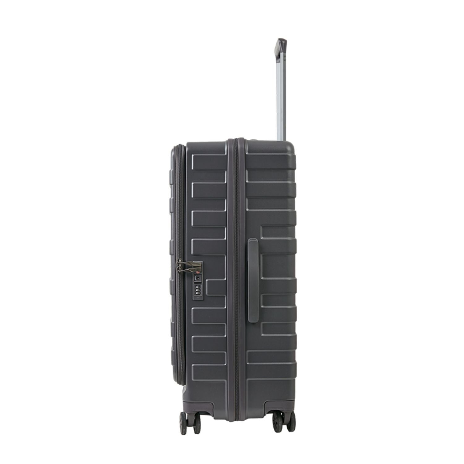Crossing Groov Pc Trunk 24" Medium Luggage With Front Access Opening - Dark Grey