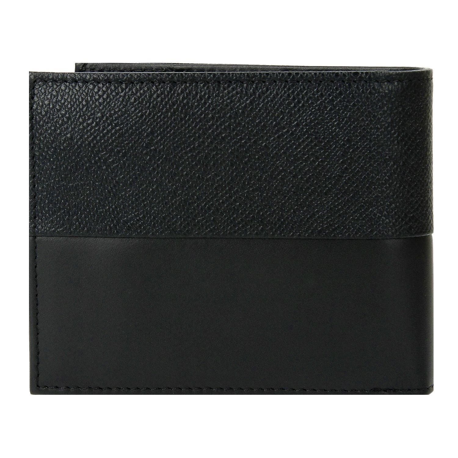 Crossing Infinite Bi-Fold Leather Wallet [18 Card Slots] RFID - Black