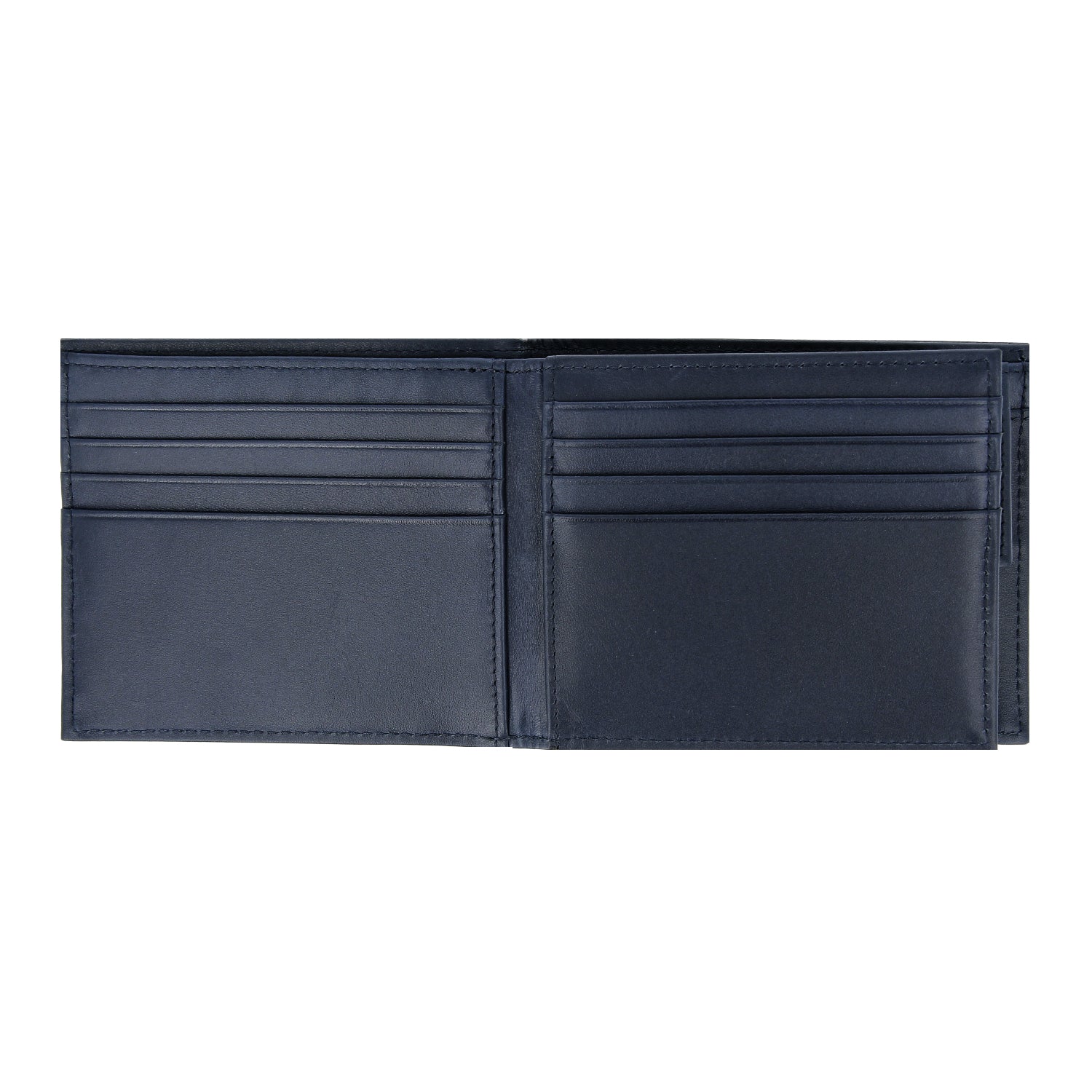 Crossing Infinite Bi-Fold Leather Wallet With Flap And Coin Pouch RFID - Blue