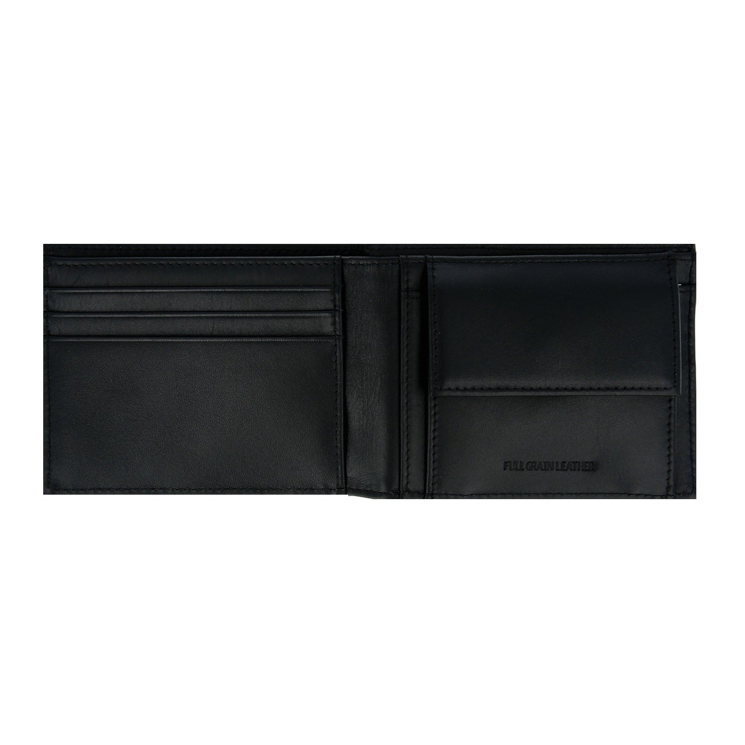 Crossing Infinite Slim Leather Wallet With Coin Pocket [5 Card Slots] RFID - Black