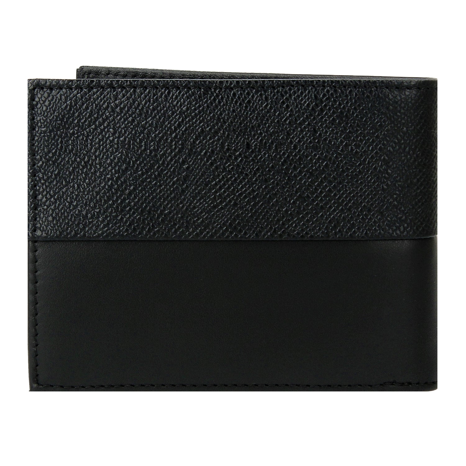 Crossing Infinite Slim Leather Wallet With Coin Pocket [5 Card Slots] RFID - Black