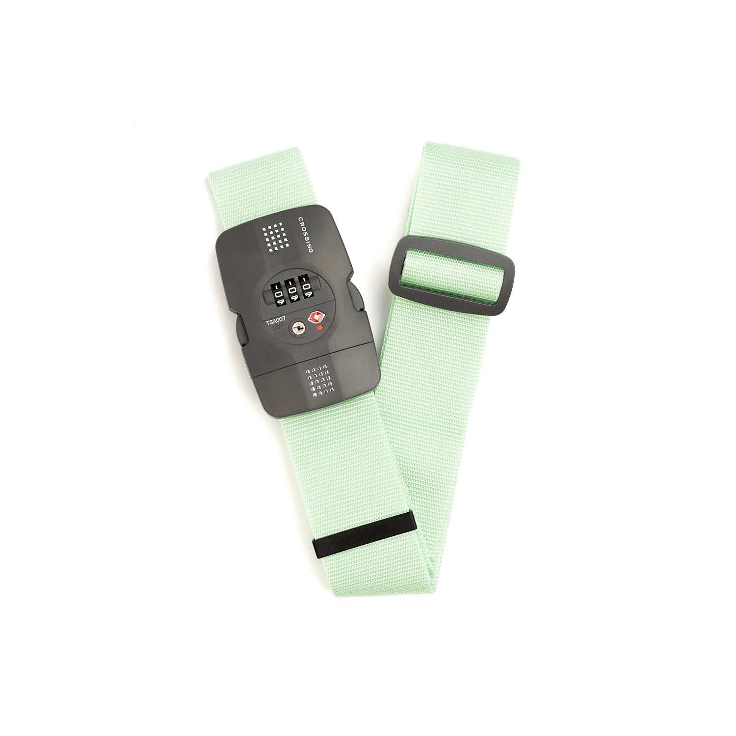 Crossing Luggage Strap With 3 Dial TSA Lock  - Mint