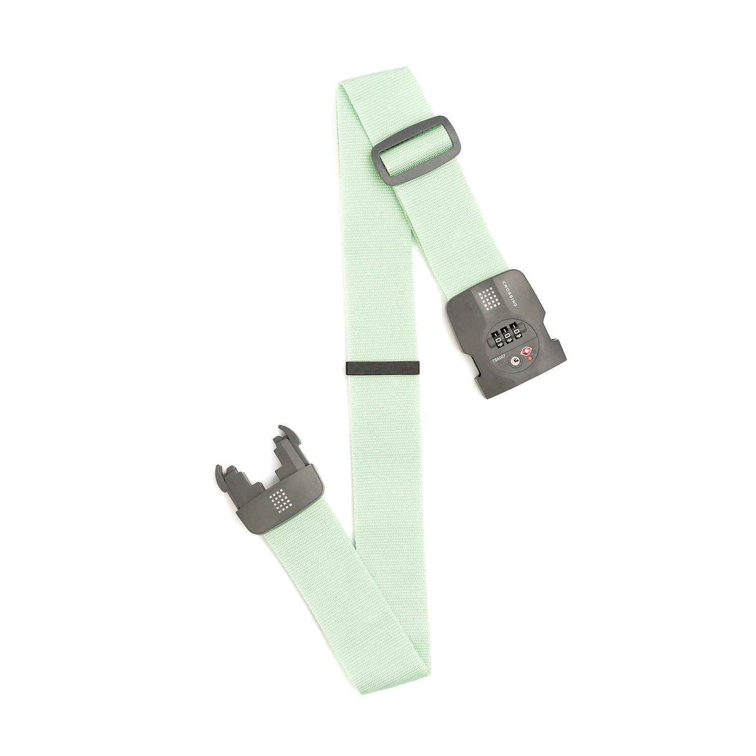 Crossing Luggage Strap With 3 Dial TSA Lock  - Mint