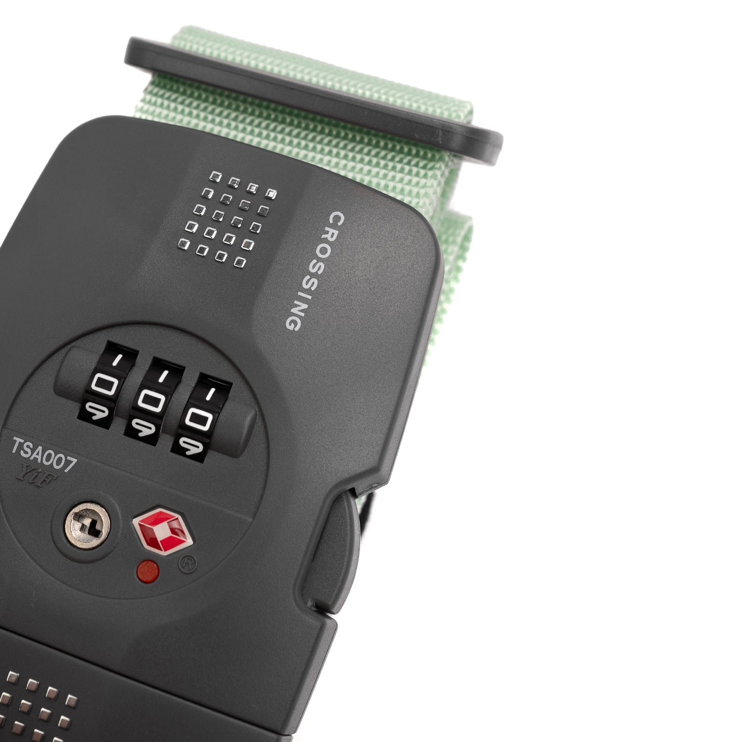 Crossing Luggage Strap With 3 Dial TSA Lock  - Mint