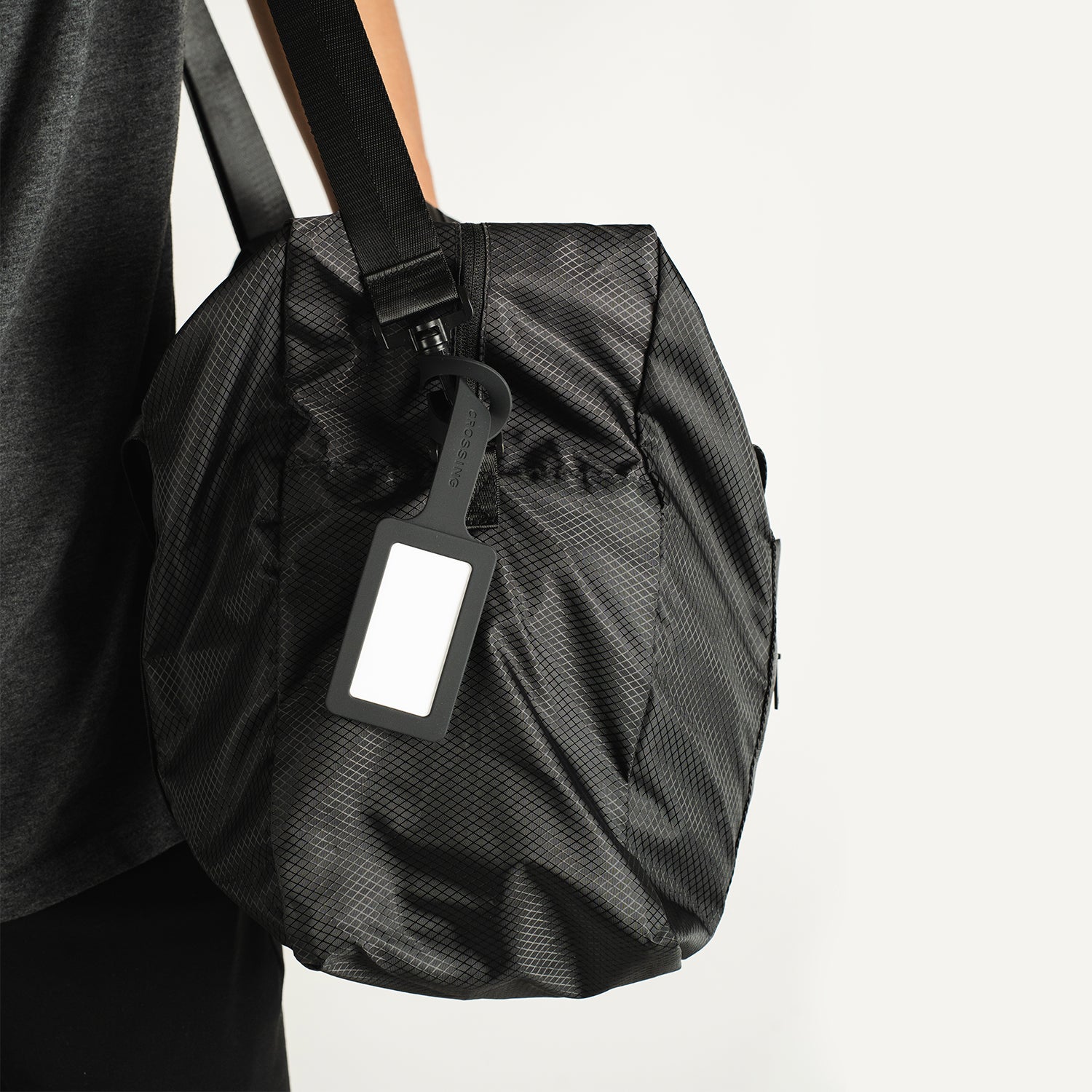 Crossing Luggage Tag - Black