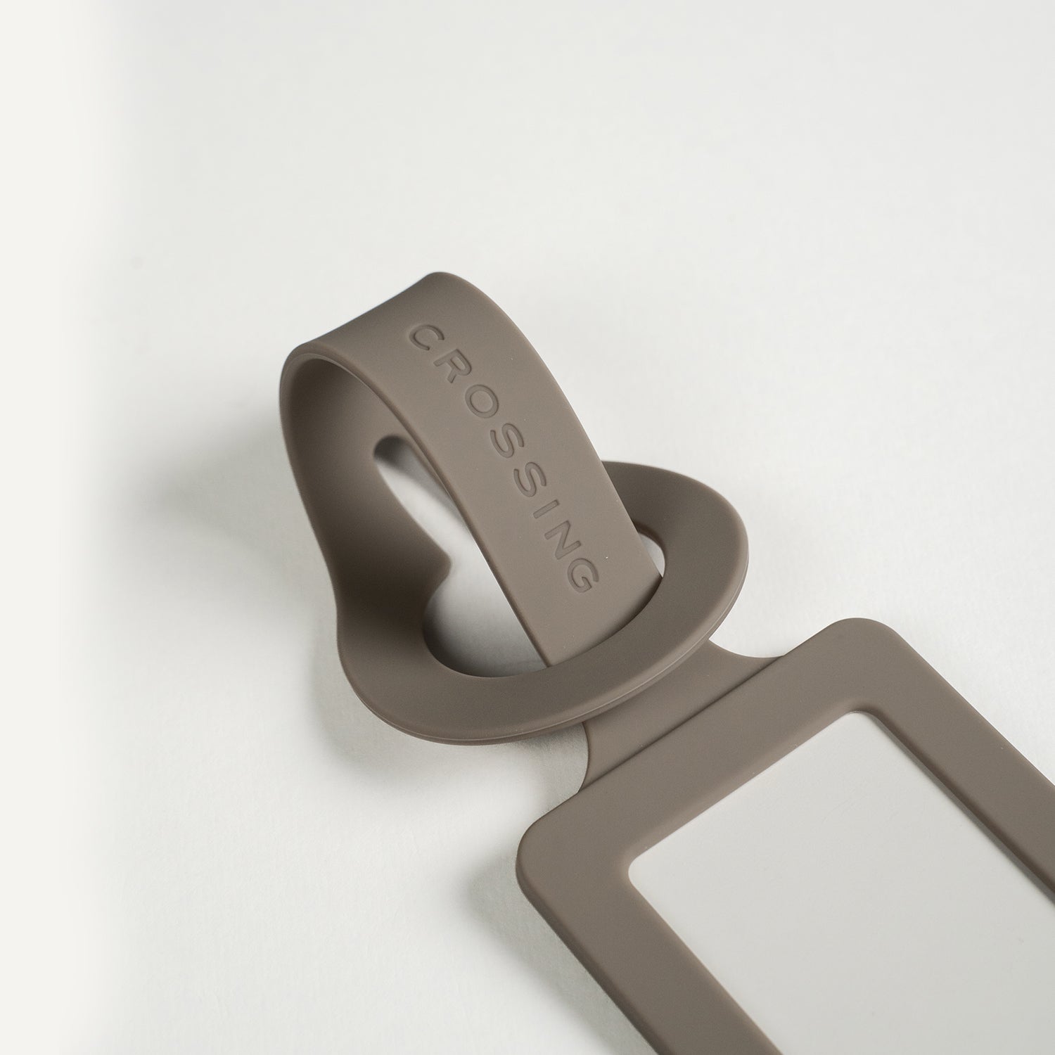 Crossing Luggage Tag - Cement