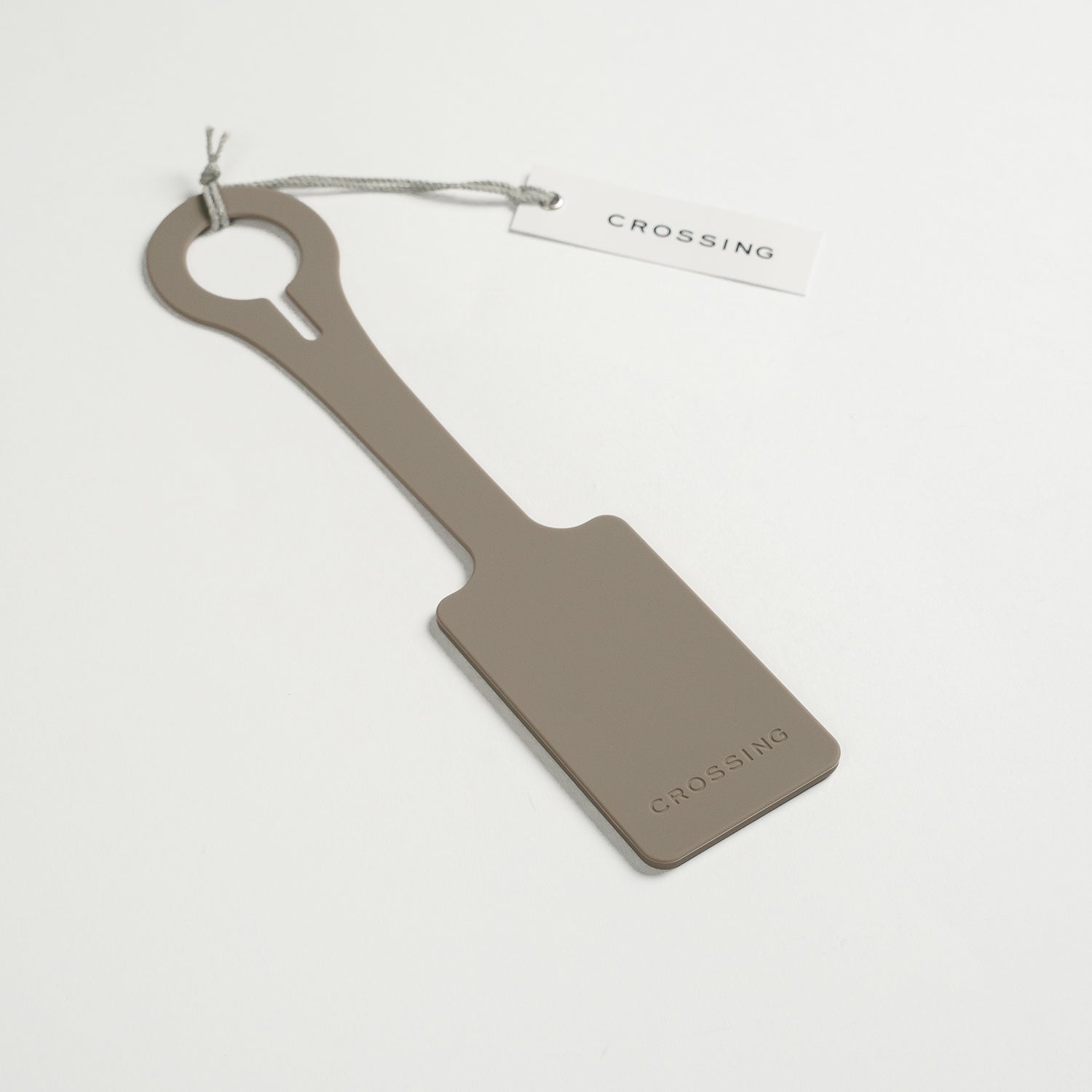 Crossing Luggage Tag - Cement