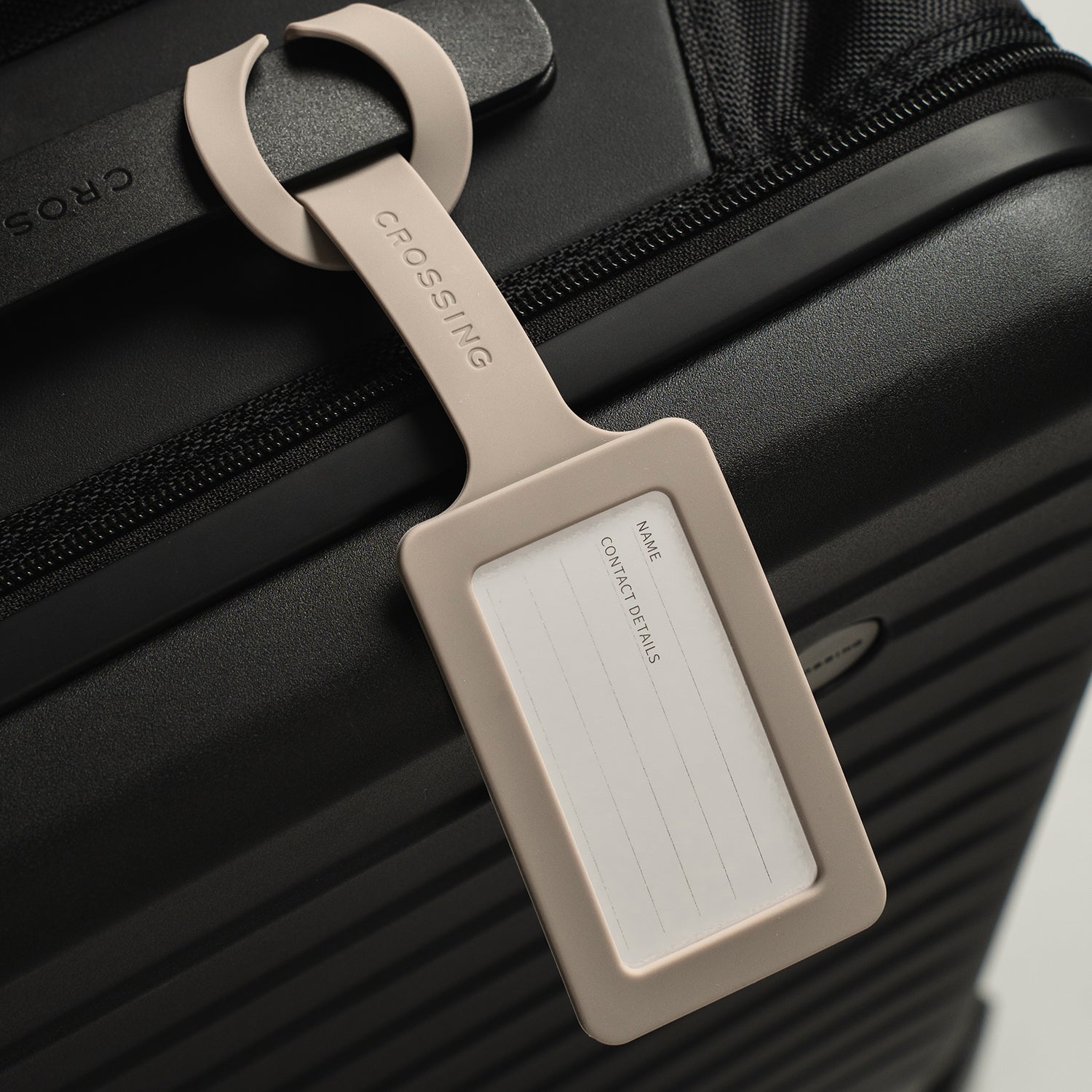 Crossing Luggage Tag - Cement