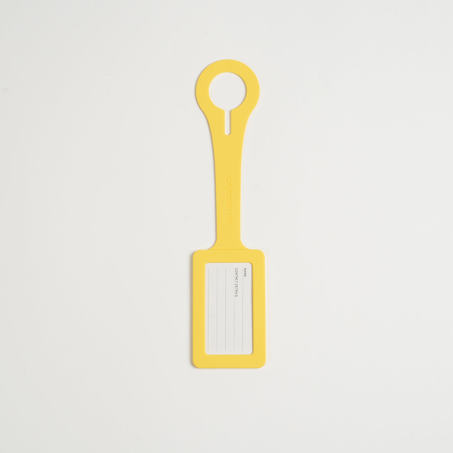 Crossing Luggage Tag - Lemon