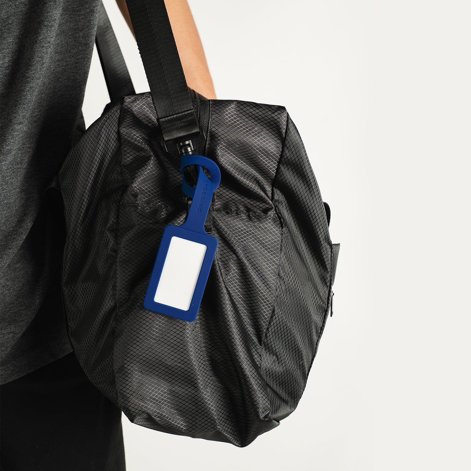 Crossing Luggage Tag - Navy