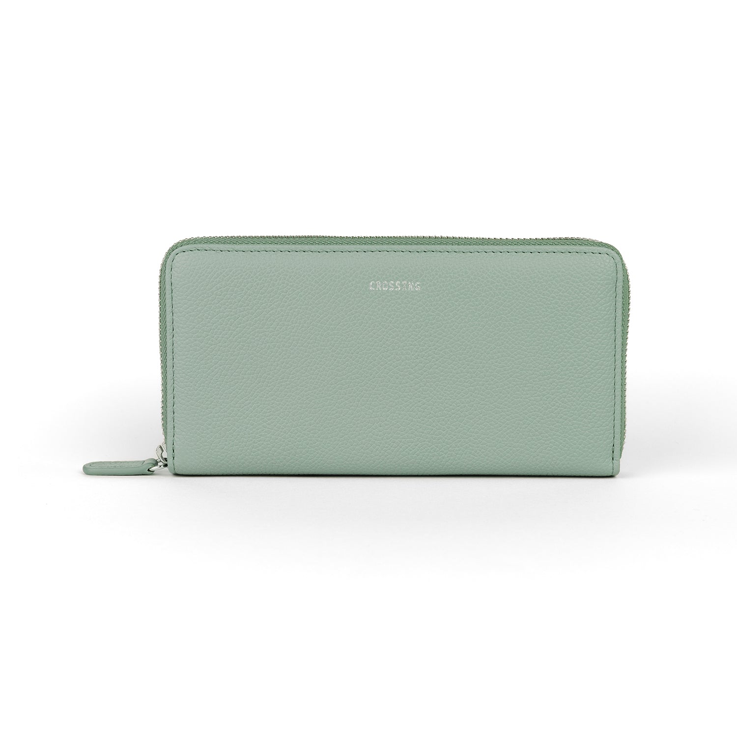 Crossing Milano Long Zip Wallet RFID - Sage
