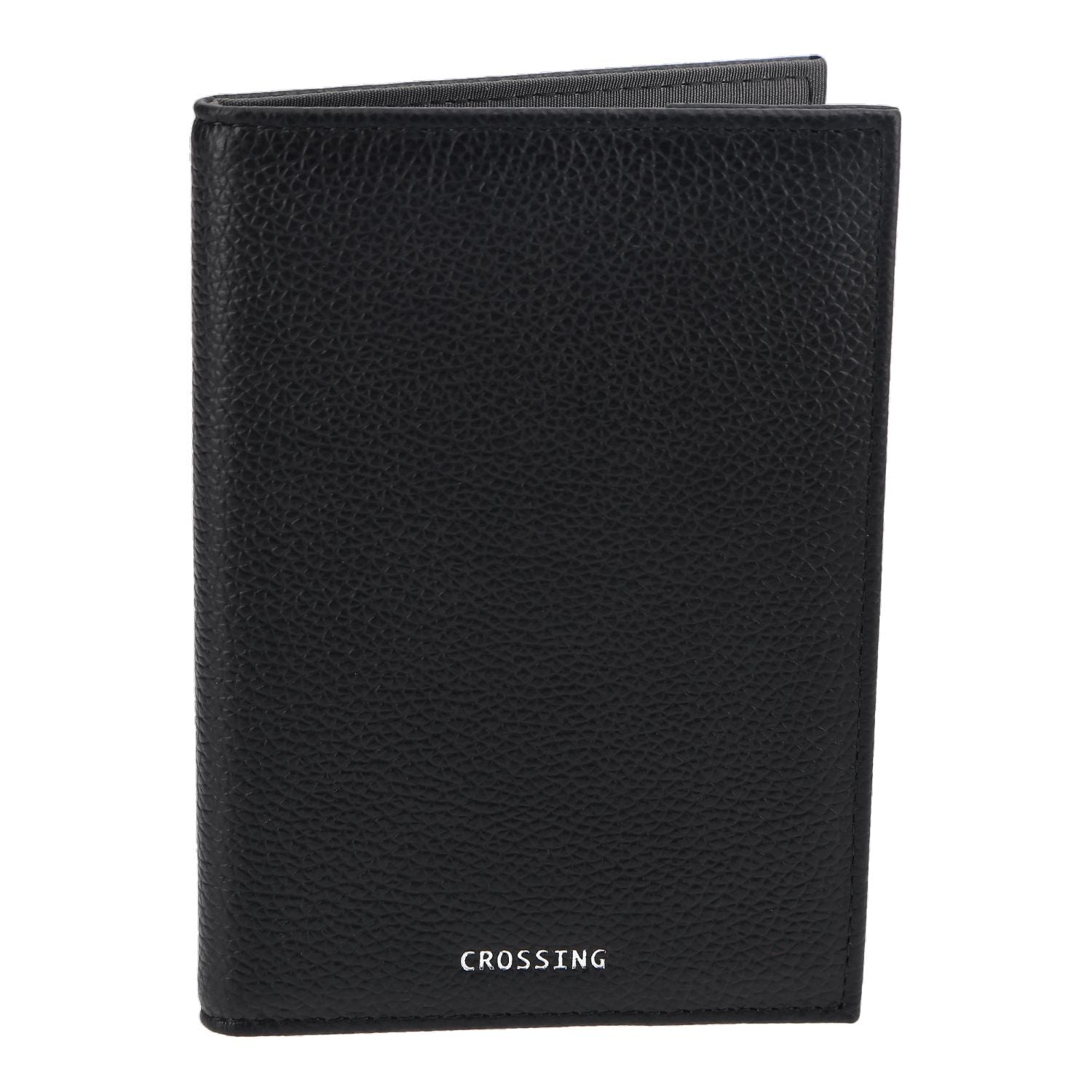 Crossing Milano Passport Holder Rfid - Black