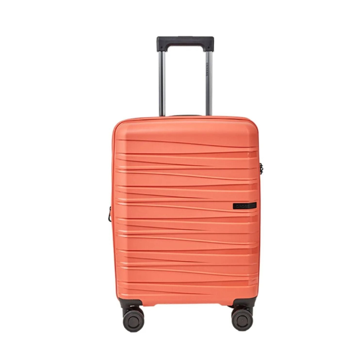 Crossing Supra Polypropylene Expandable 20" Carry On Luggage Spinner - Tangerine Red