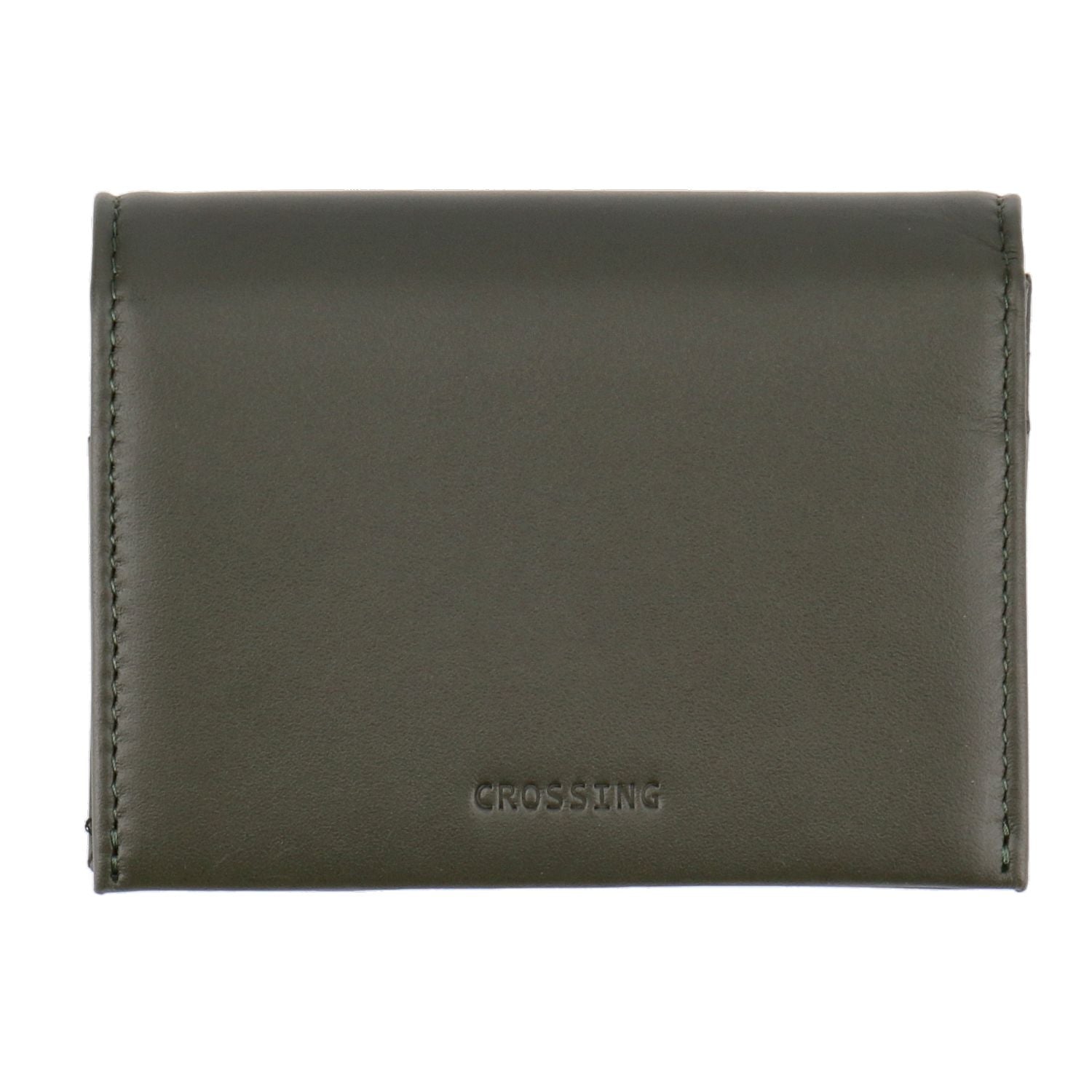 Crossing Sydney Bi-Fold Card Holder With Gusset Rfid - Khaki