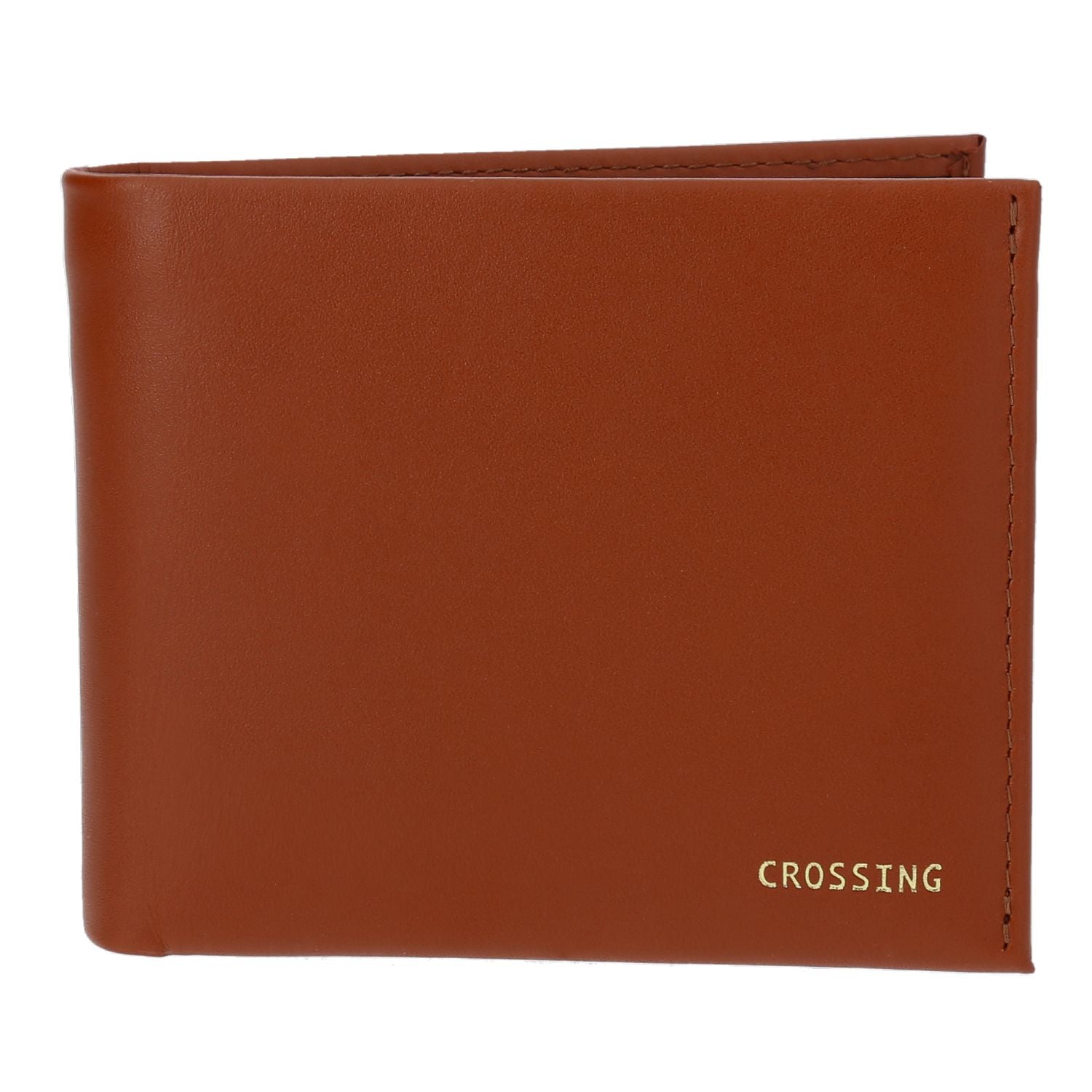 Crossing Sydney Bi-Fold Leather Wallet [12 Card Slots] Rfid - Gingerbread