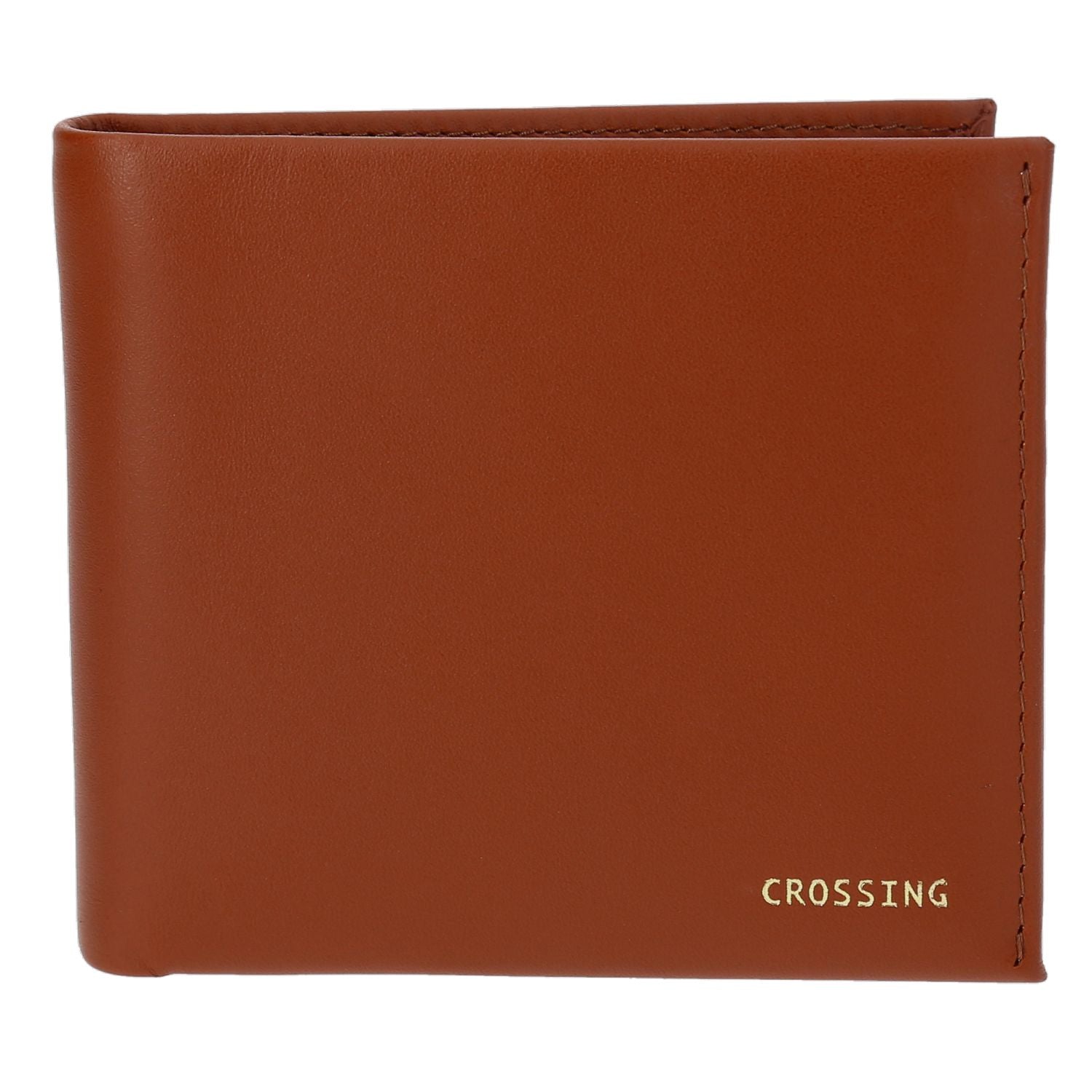 Crossing Sydney Bi-Fold Leather Wallet [18 Card Slots] Rfid - Gingerbread
