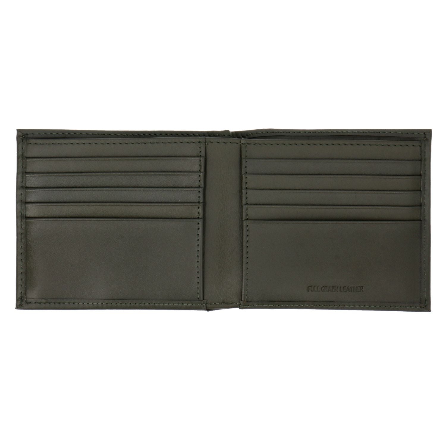 Crossing Sydney Bi-Fold Leather Wallet [18 Card Slots] Rfid - Khaki