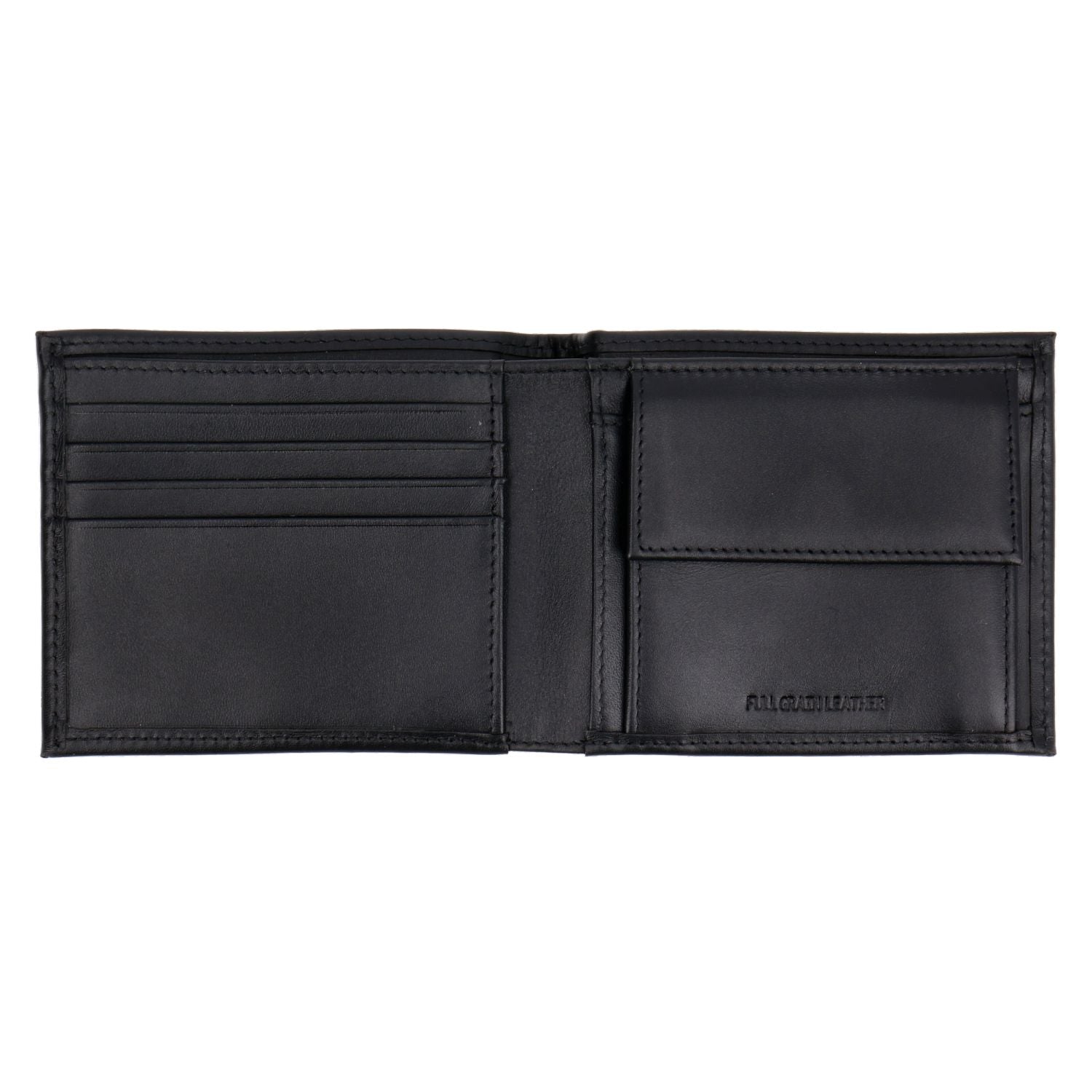 Crossing Sydney Bi-Fold Leather Wallet With Coin Pocket Rfid- Black