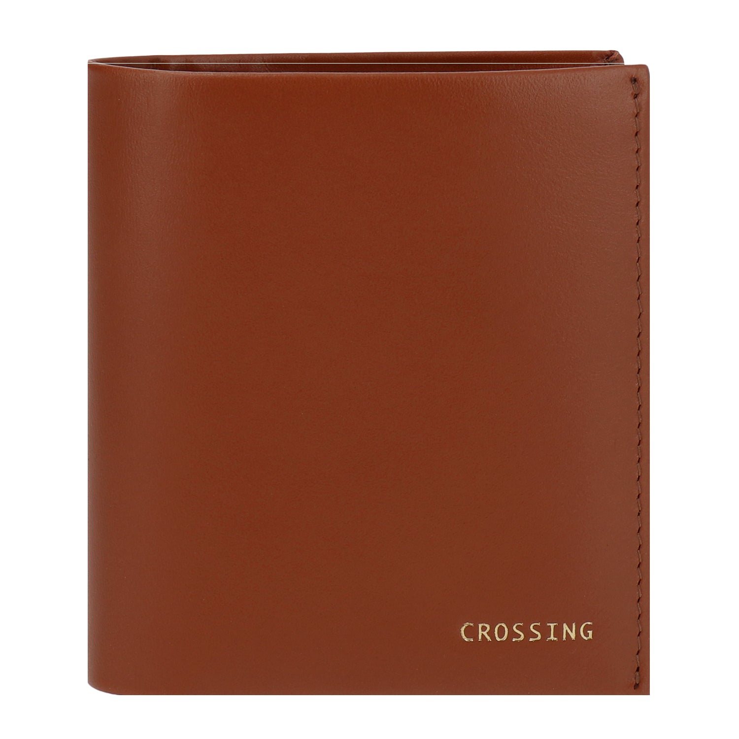 Crossing Sydney Slim Leather Wallet With Coin Pouch - Gingerbread