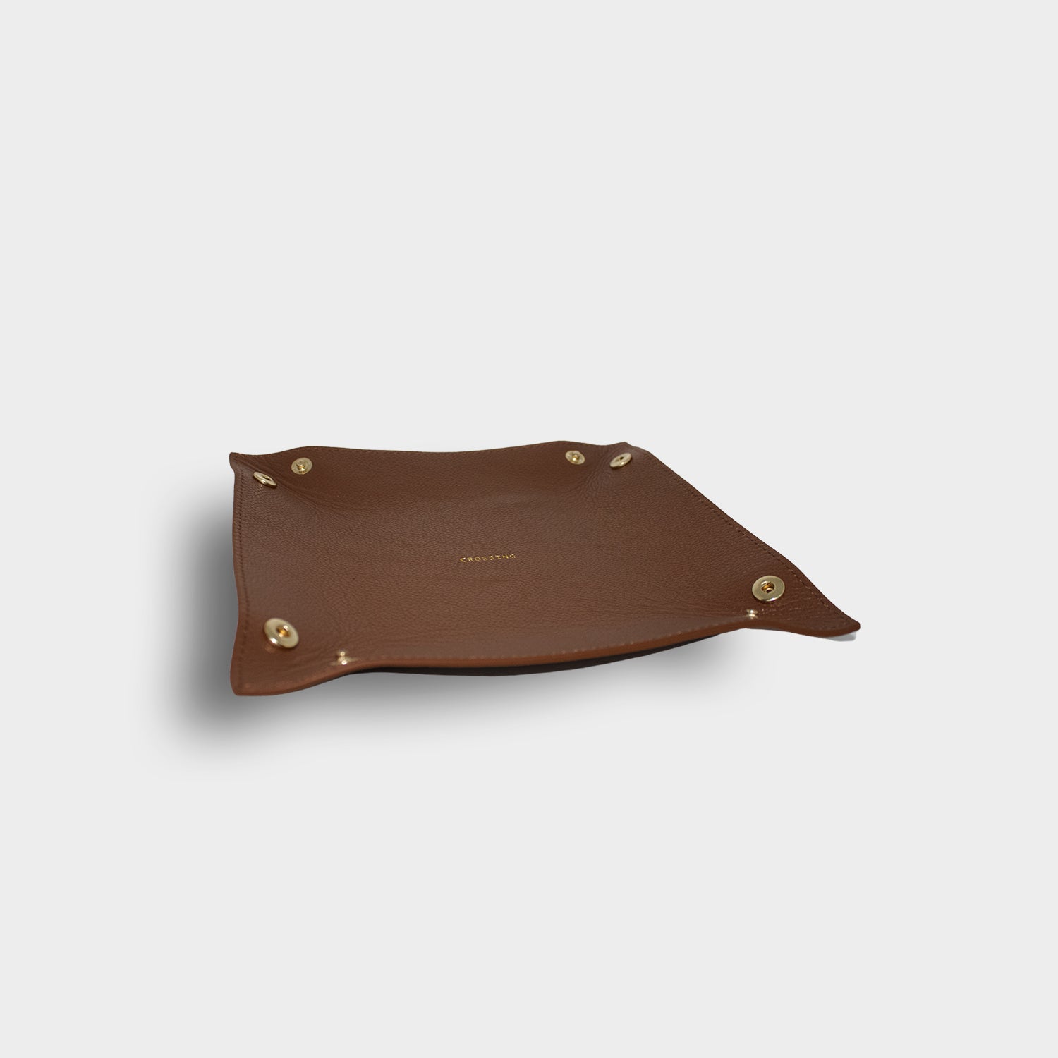 Crossing Valet Tray (Medium) - Barcoss Brown