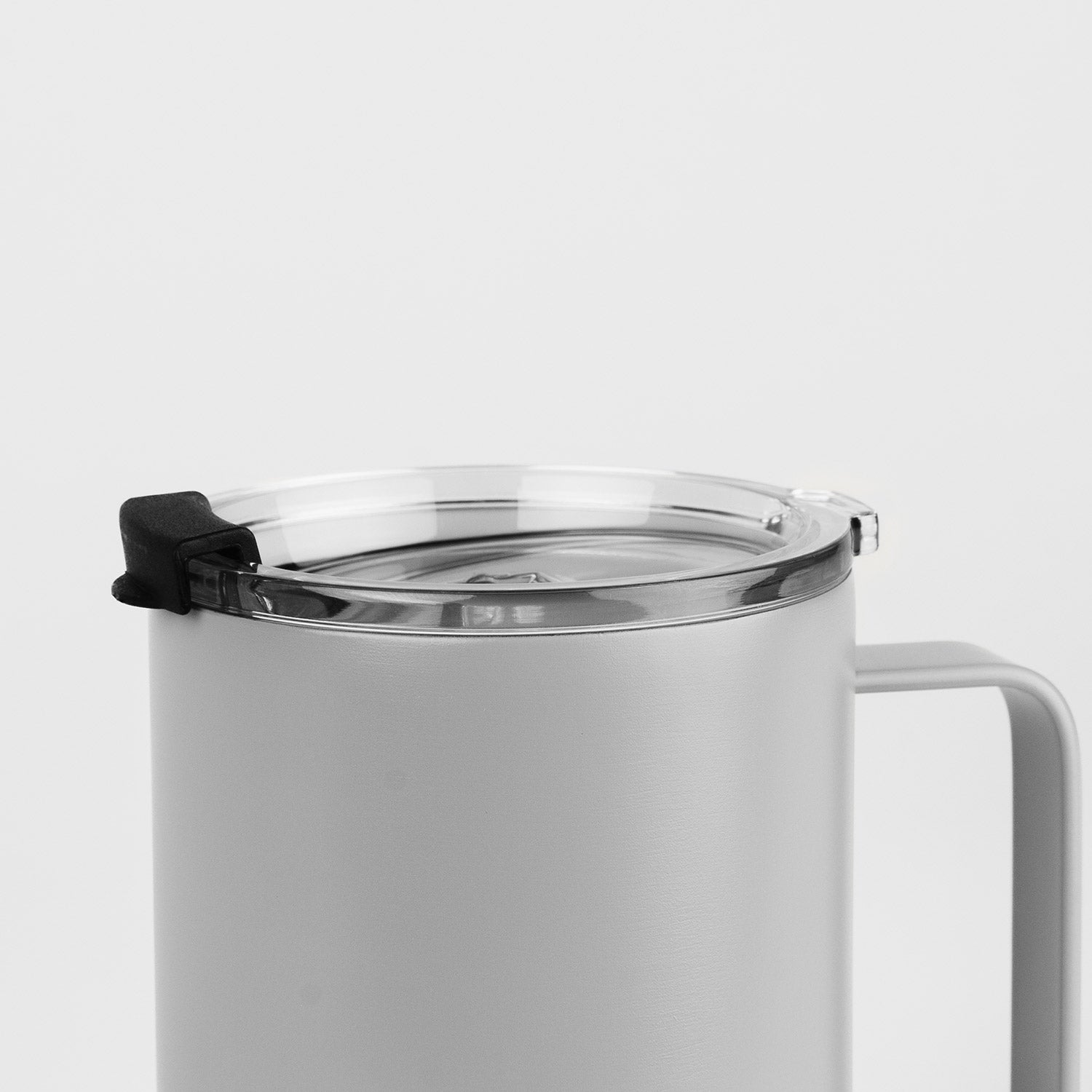 Crossing Neo Insulated S/S Ceramic Mug W Handle And Lid 420ml - Ash