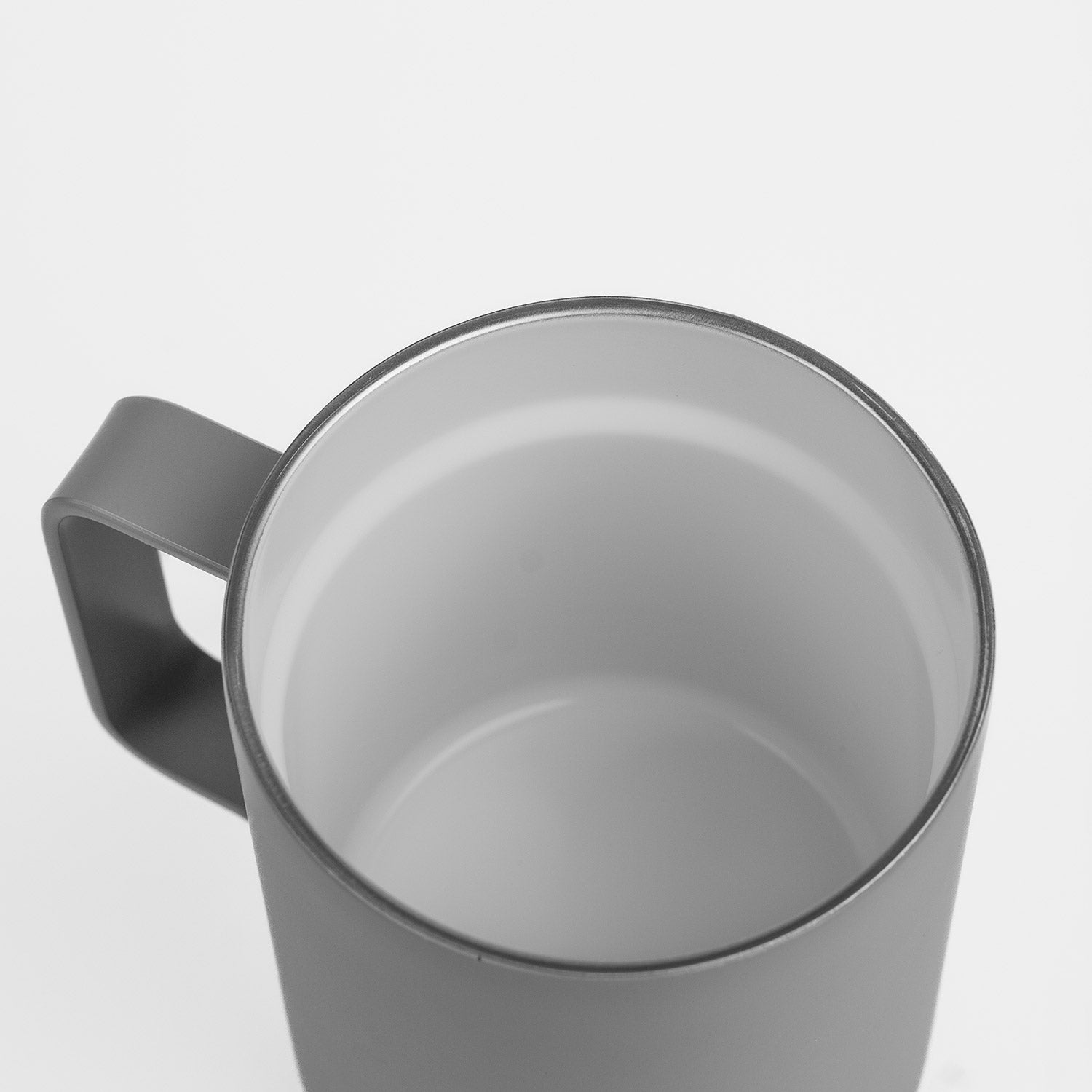 Crossing Neo Insulated S/S Ceramic Mug W Handle And Lid 420ml - Ash