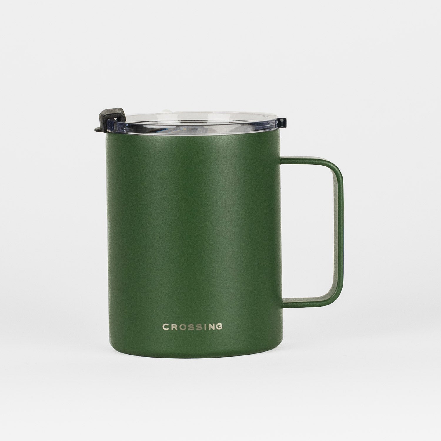 Crossing Neo Insulated S/S Ceramic Mug W Handle And Lid 420ml - Squash