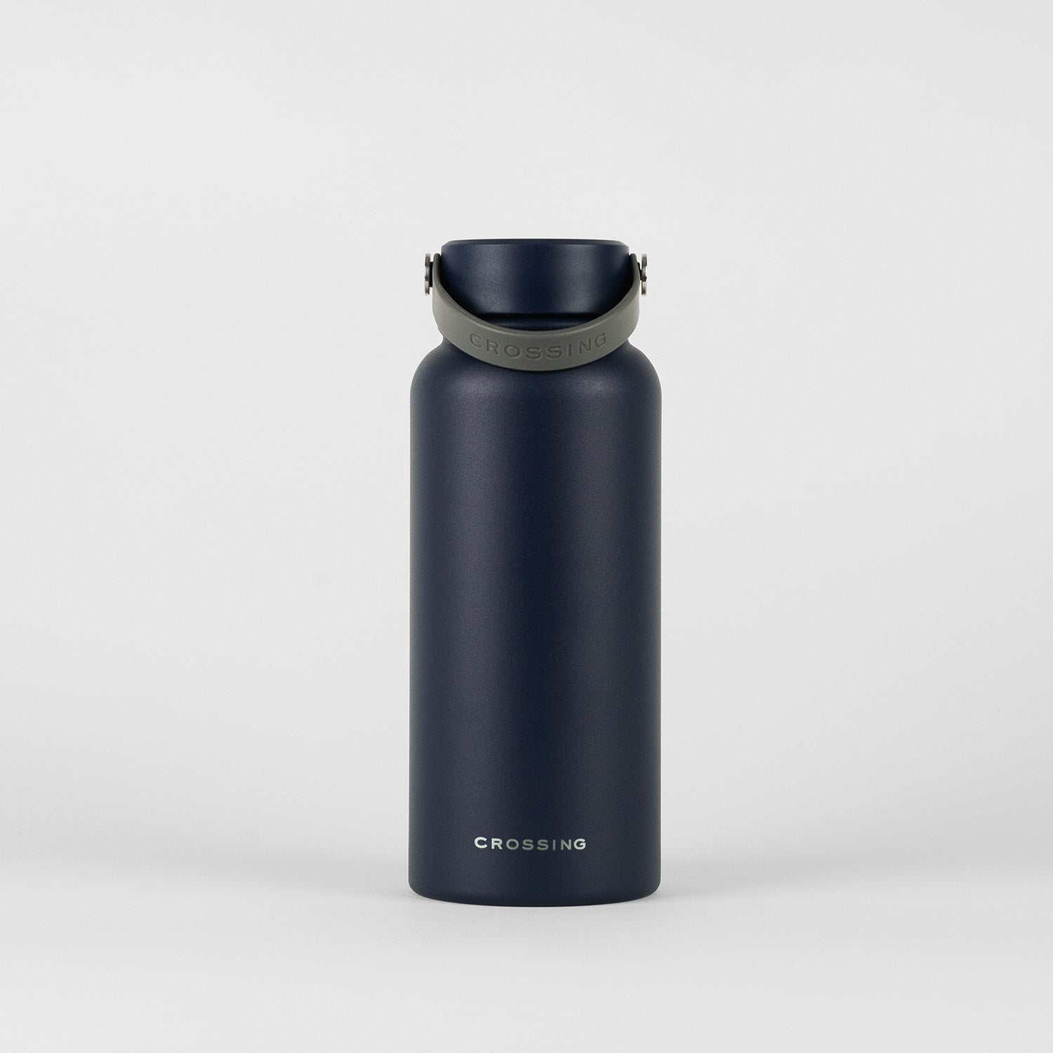 Crossing Urban Insulated S/S Bottle W Handle 950ml - Ink Blue