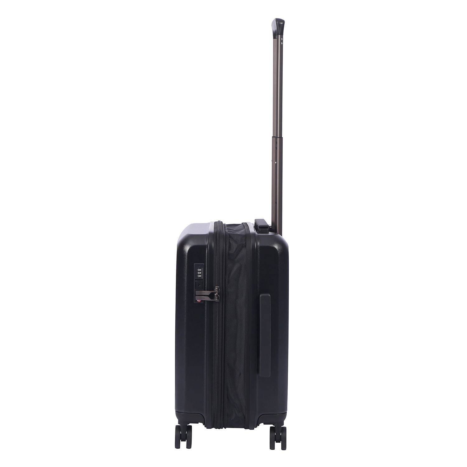 Crossing Vive Polycarbonate Expandable Carry On Luggage T20 - Black
