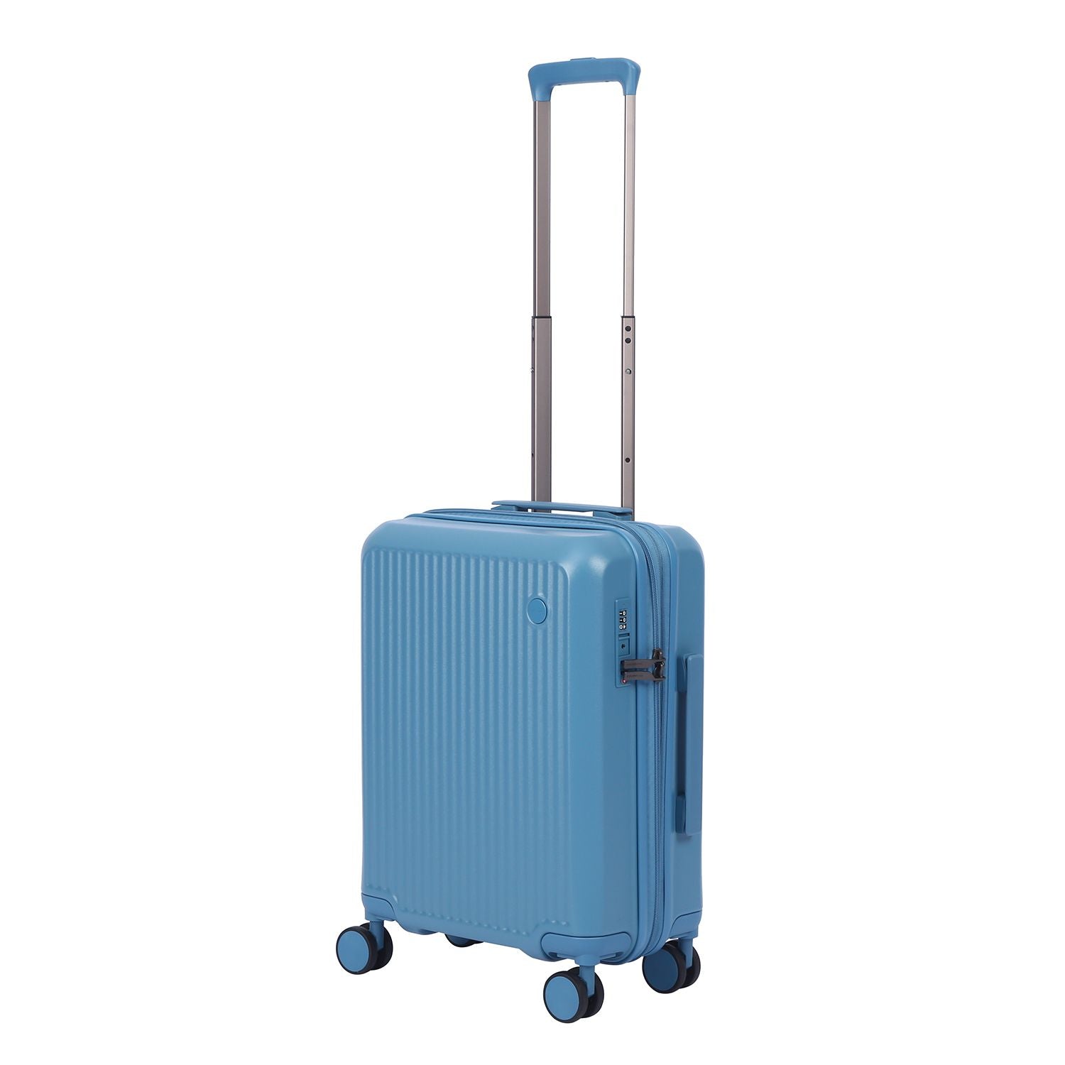 Crossing Vive Polycarbonate Expandable Carry On Luggage T20 - Blue