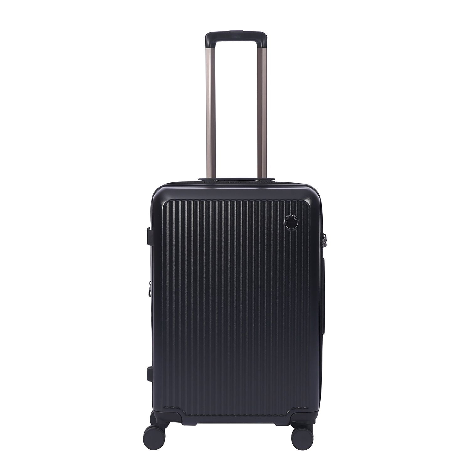 Crossing Vive Polycarbonate Expandable Medium Luggage T25 - Black