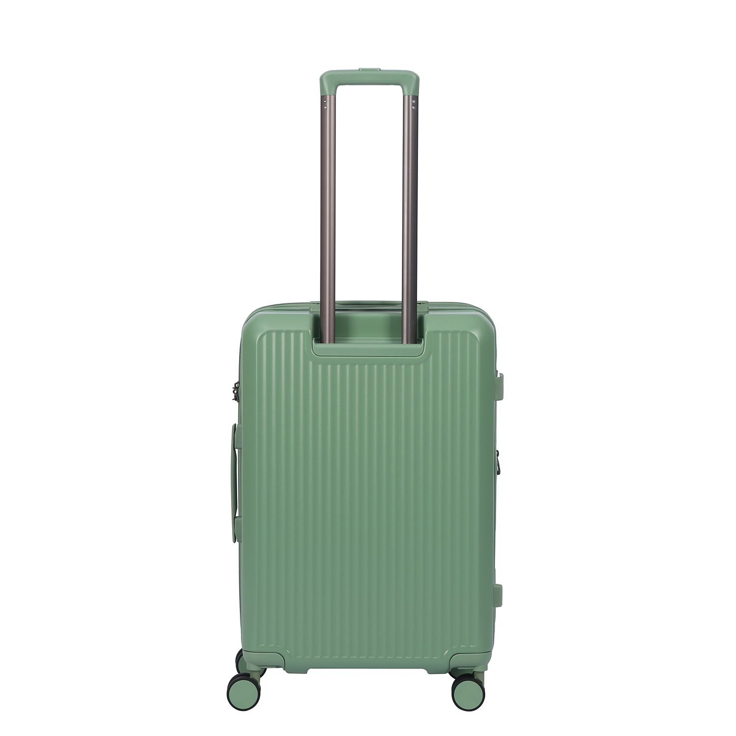 Crossing Vive Polycarbonate Expandable Medium Luggage T25 - Sage Green