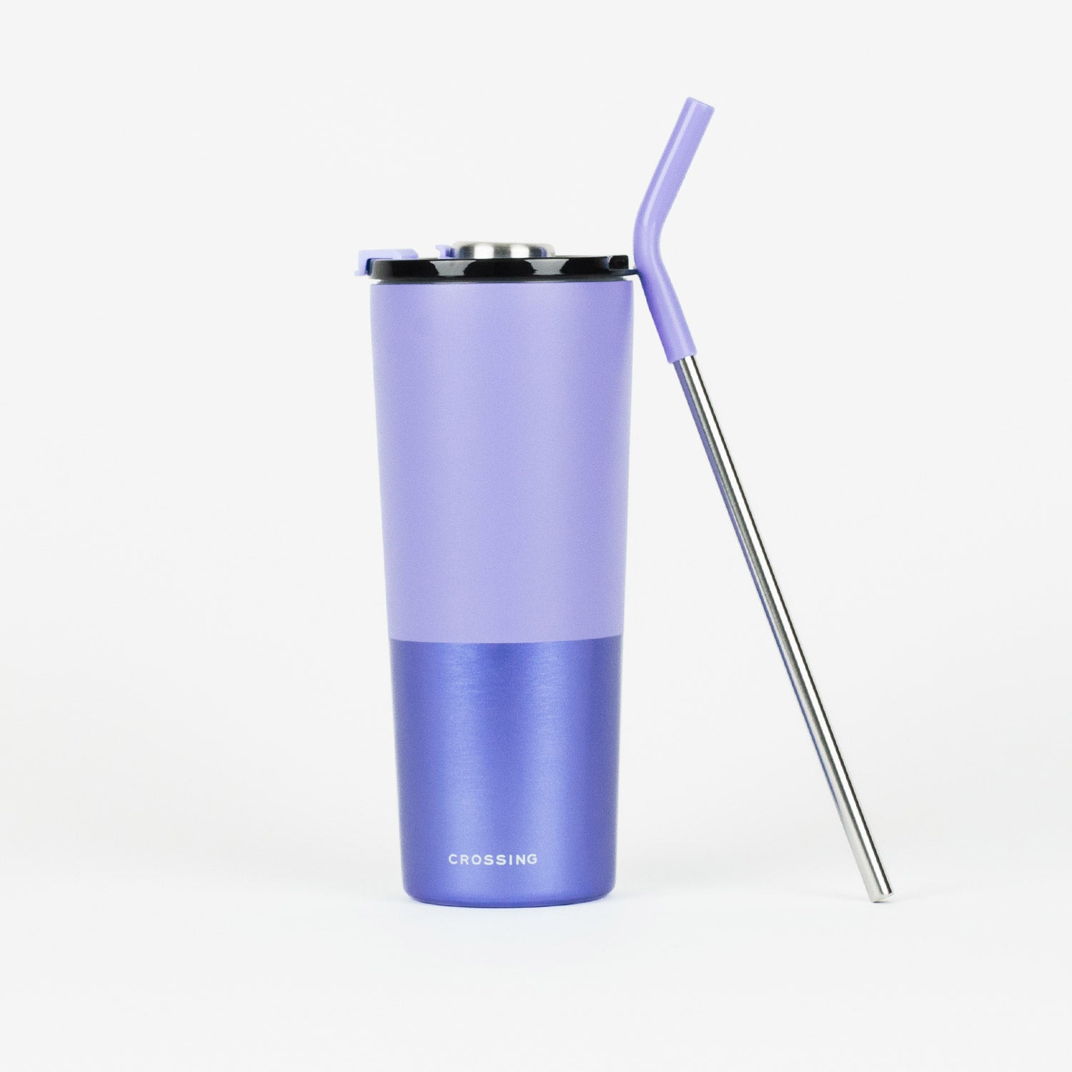Crossing Volt Insulated Stainless Steel Straw Tumbler 710ML - Heirloom Blue