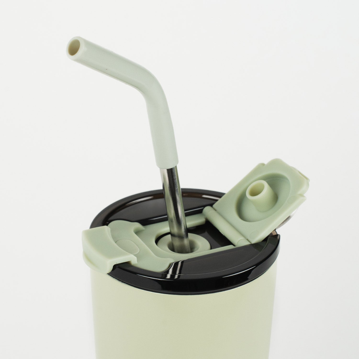 Crossing Volt Insulated Stainless Steel Straw Tumbler 710ML - Pistachio