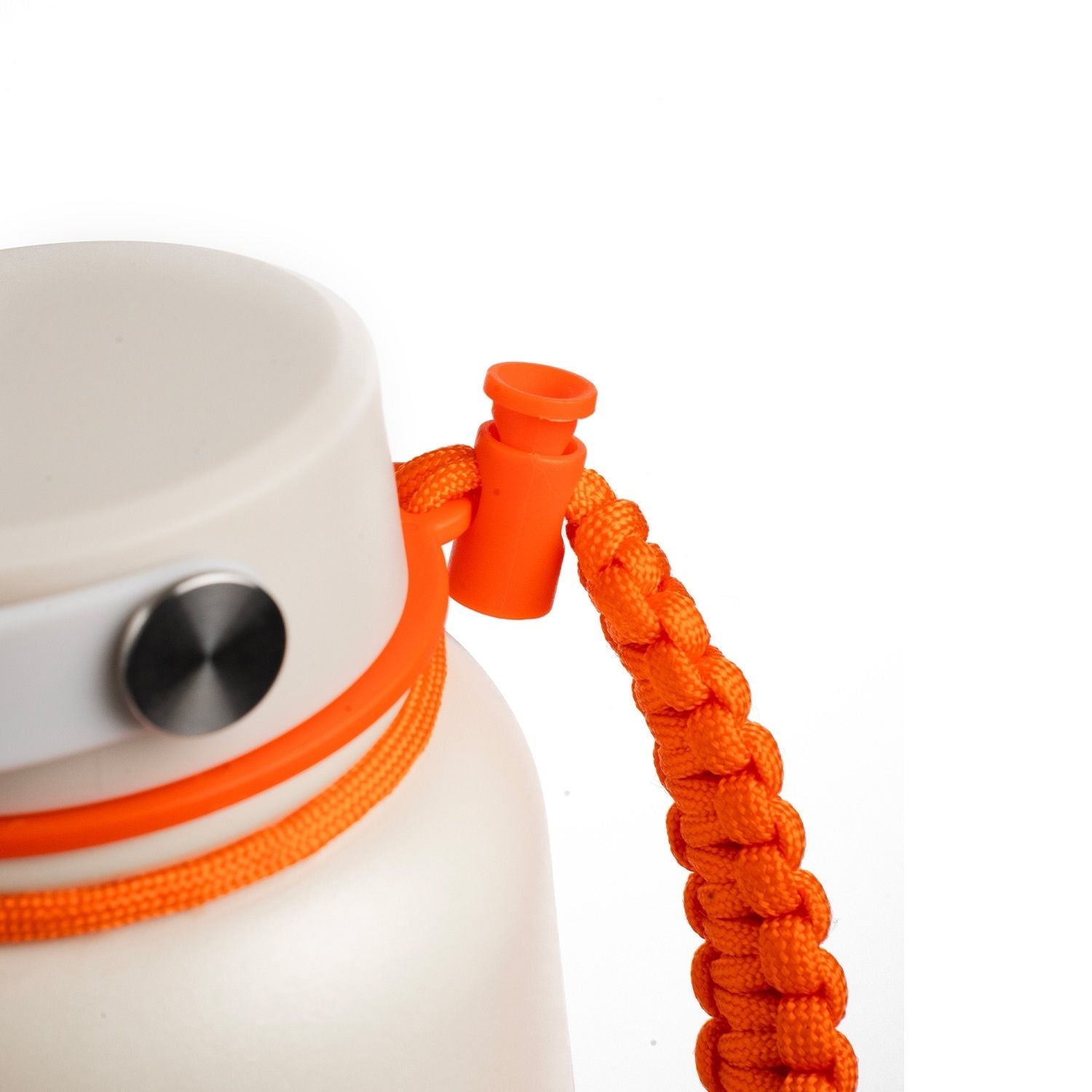 Crossing Paracord Bottle Carrier Strap with Carabiner - Orange