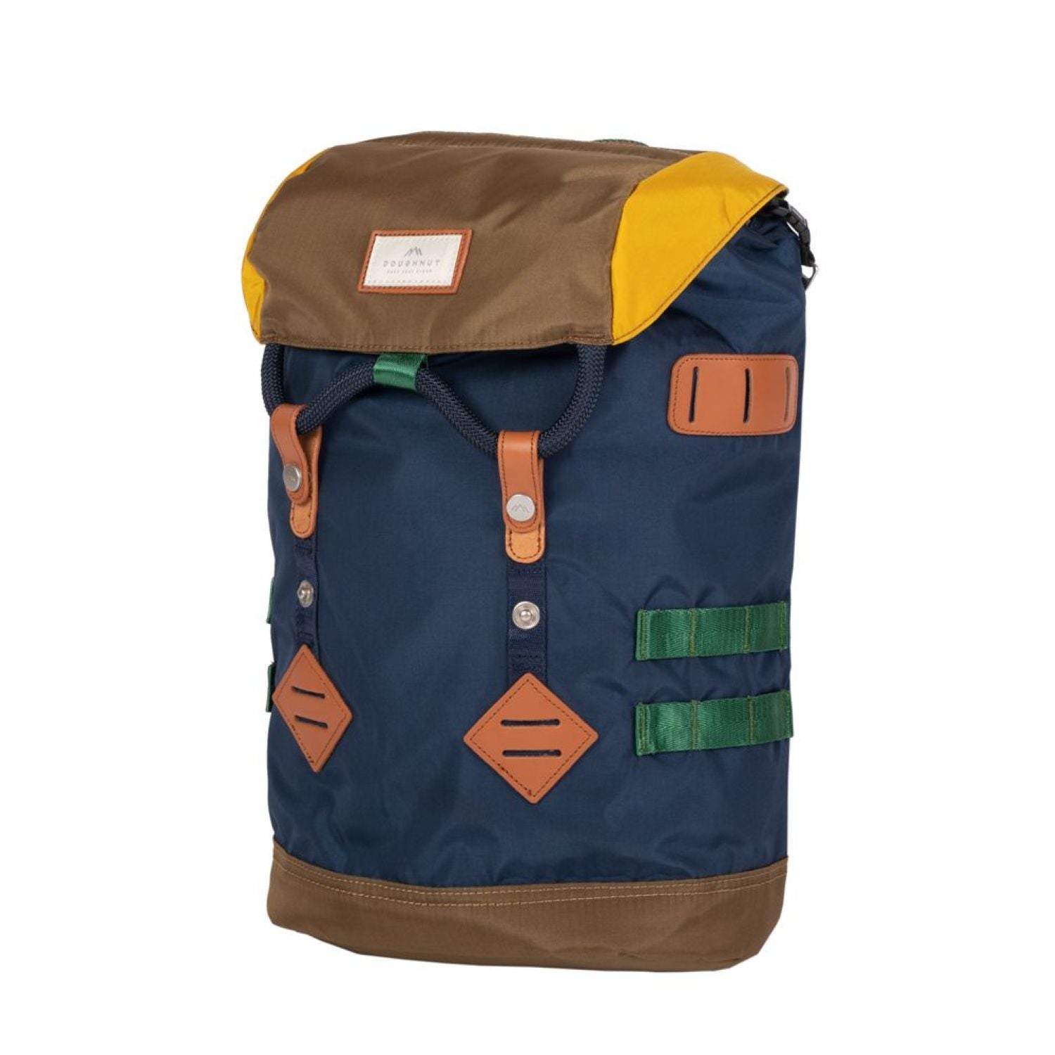 Doughnut Colorado Small Glossy Blocking Series Backpack - Navy X Khaki