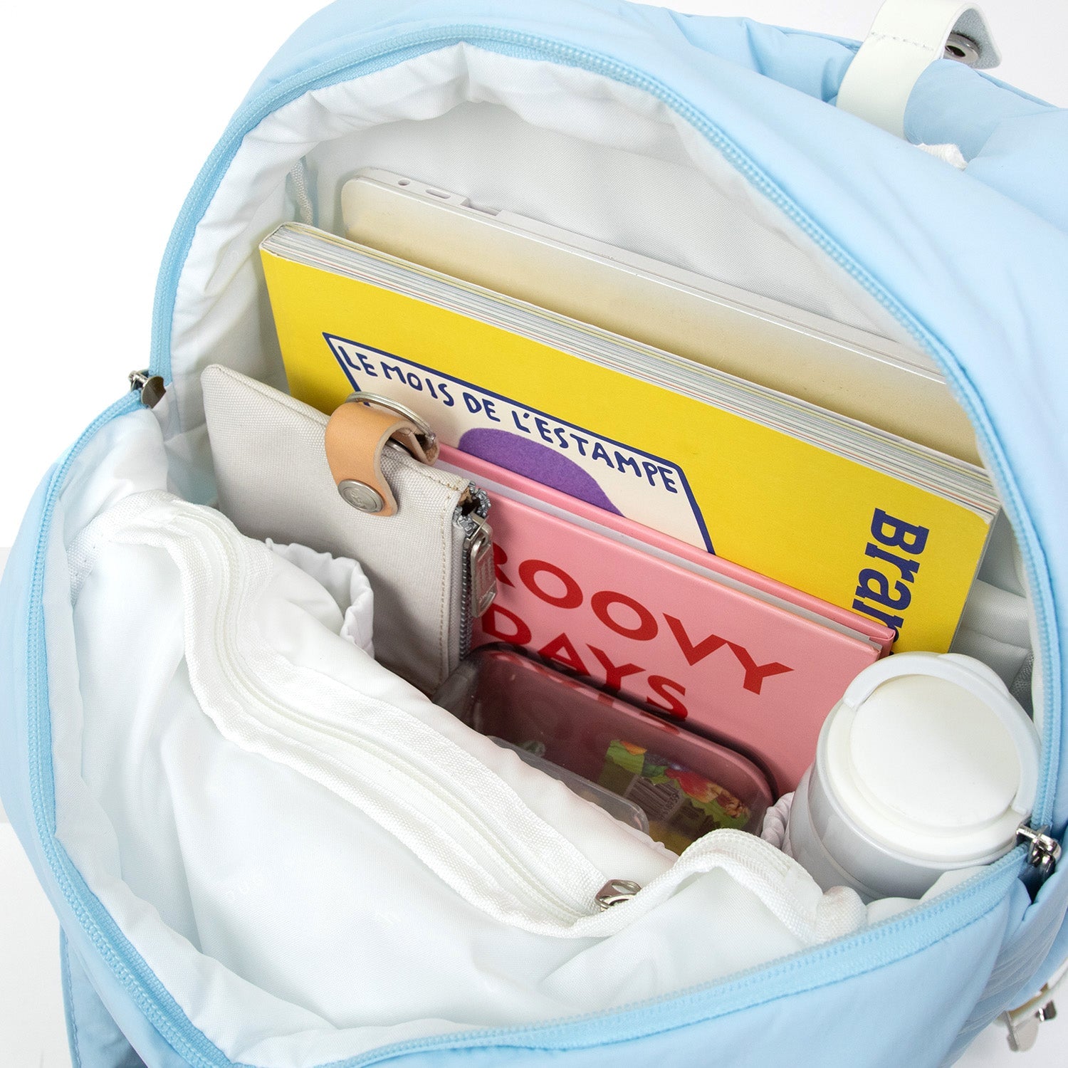 Doughnut Macaroon Beyond The Horizon Series Backpack - Clear Blue