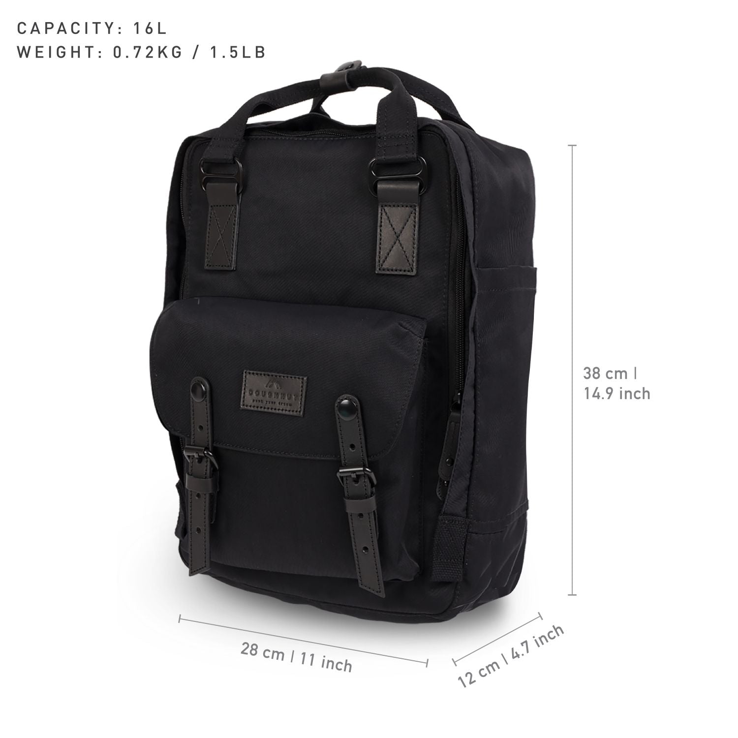 Doughnut Macaroon Black Series - Black